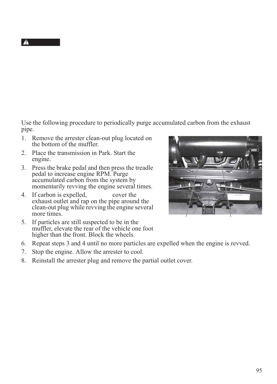 Maintenance, Spark arrester | Polaris 2014 BRUTUS Owner's Manual User Manual | Page 97 / 136