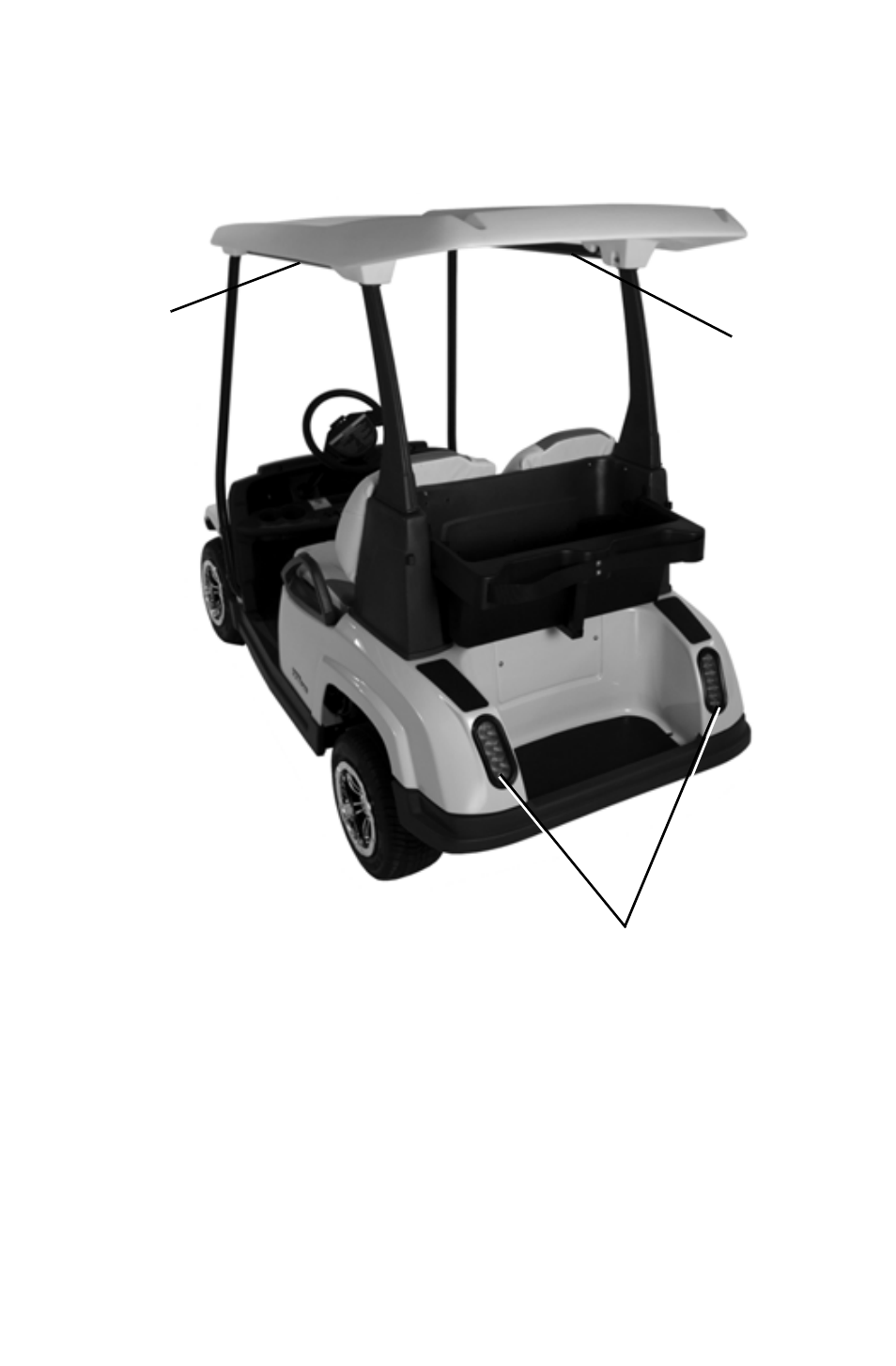 Features and controls, Component locations - breeze 2 passenger, Tail light/brake light/running light | Polaris 2011 Breeze User Manual | Page 34 / 100