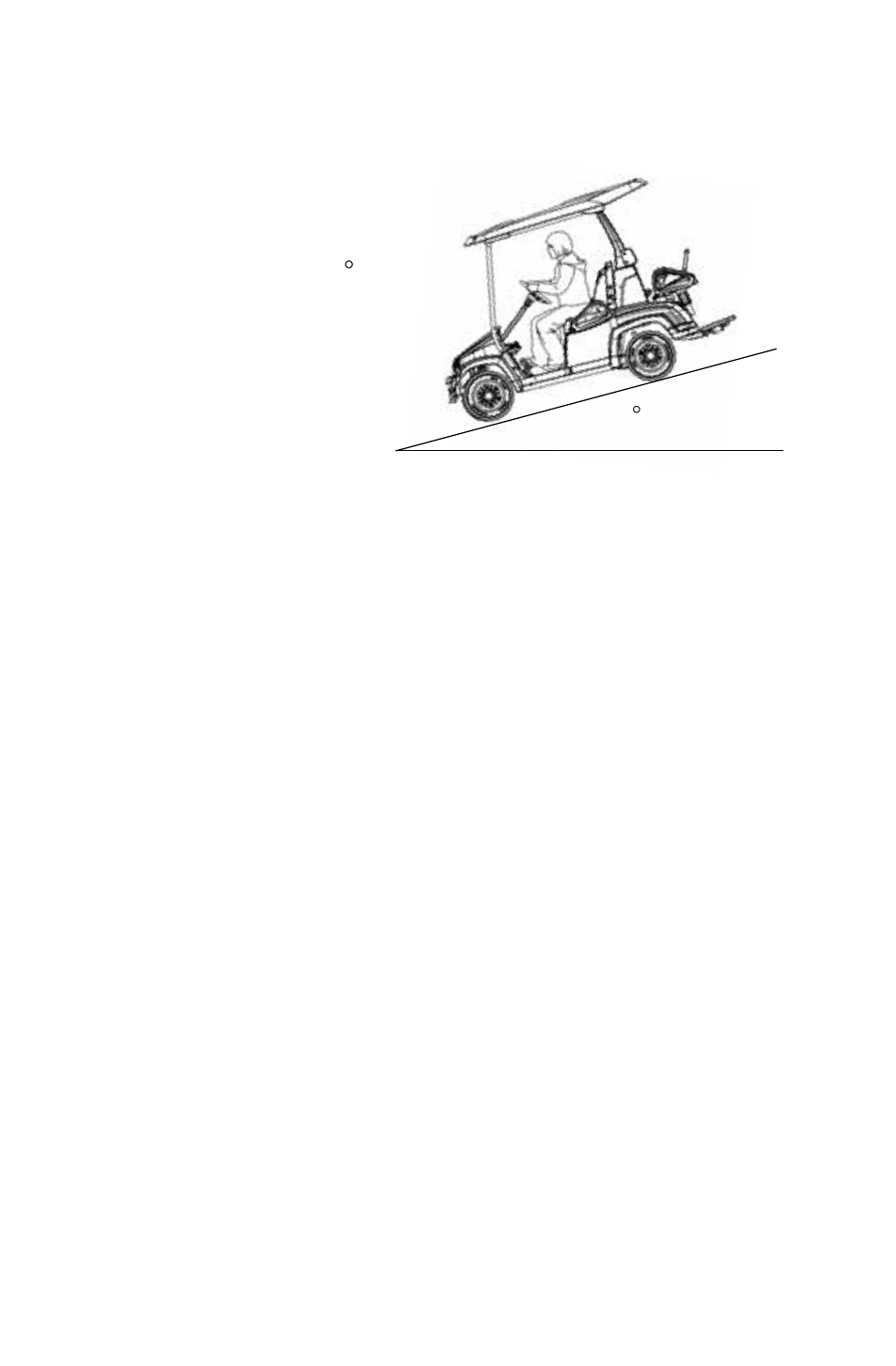 Operation, Driving downhill, 15° maximum | Avoid steep hills (15° maximum) | Polaris 2011 Breeze User Manual | Page 58 / 100