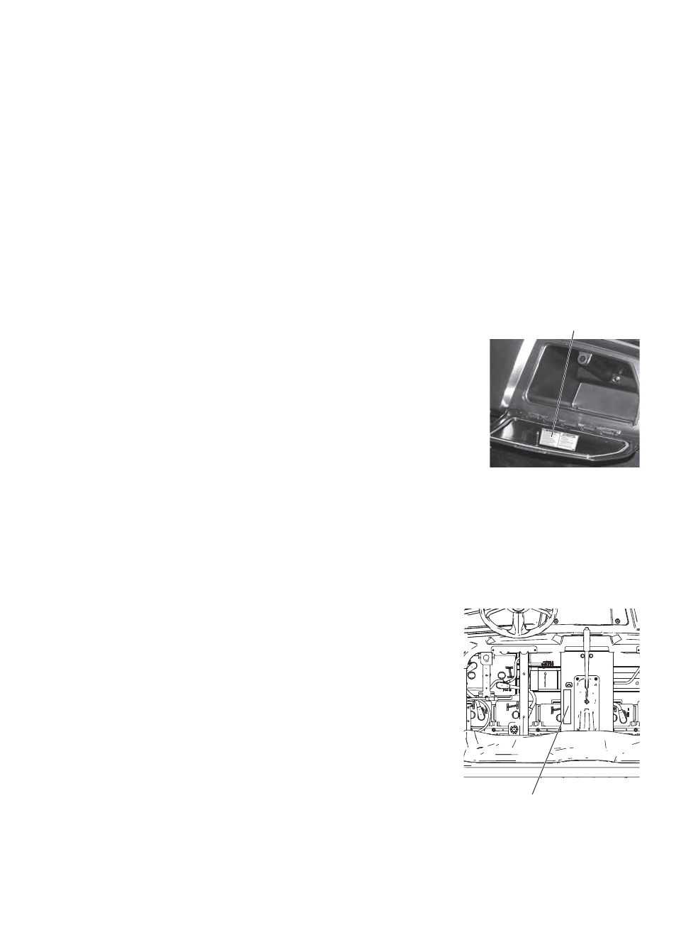 Safety, Safety labels and locations, Battery caution | Battery charging warning, Battery compartment warning | Polaris 2015 GEM eM1400 LSV User Manual | Page 11 / 80