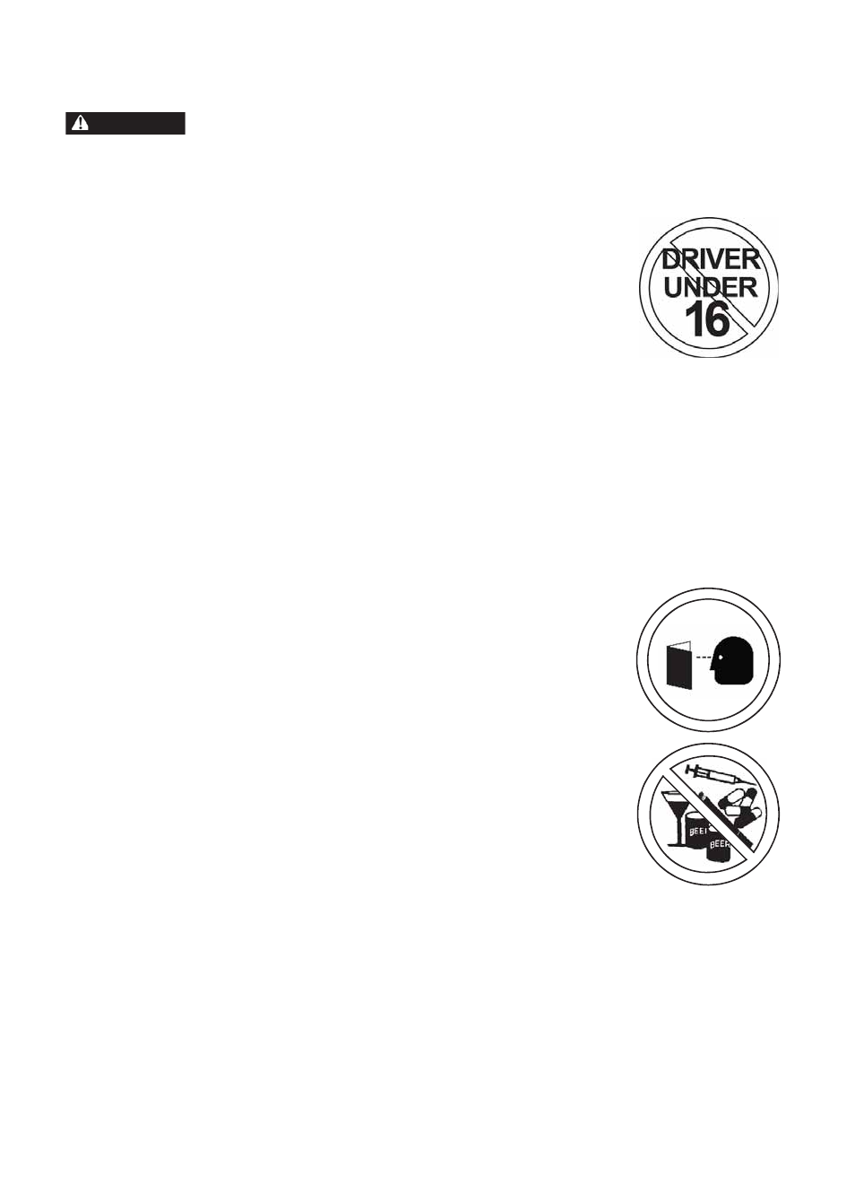 Safety, Operator safety | Polaris 2015 GEM eM1400 LSV User Manual | Page 15 / 80