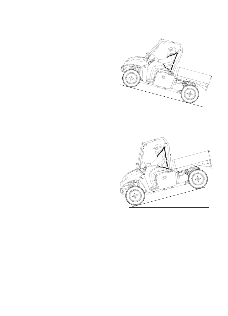 Operation, Driving uphill, Driving downhill | Polaris 2015 GEM eM1400 LSV User Manual | Page 37 / 80