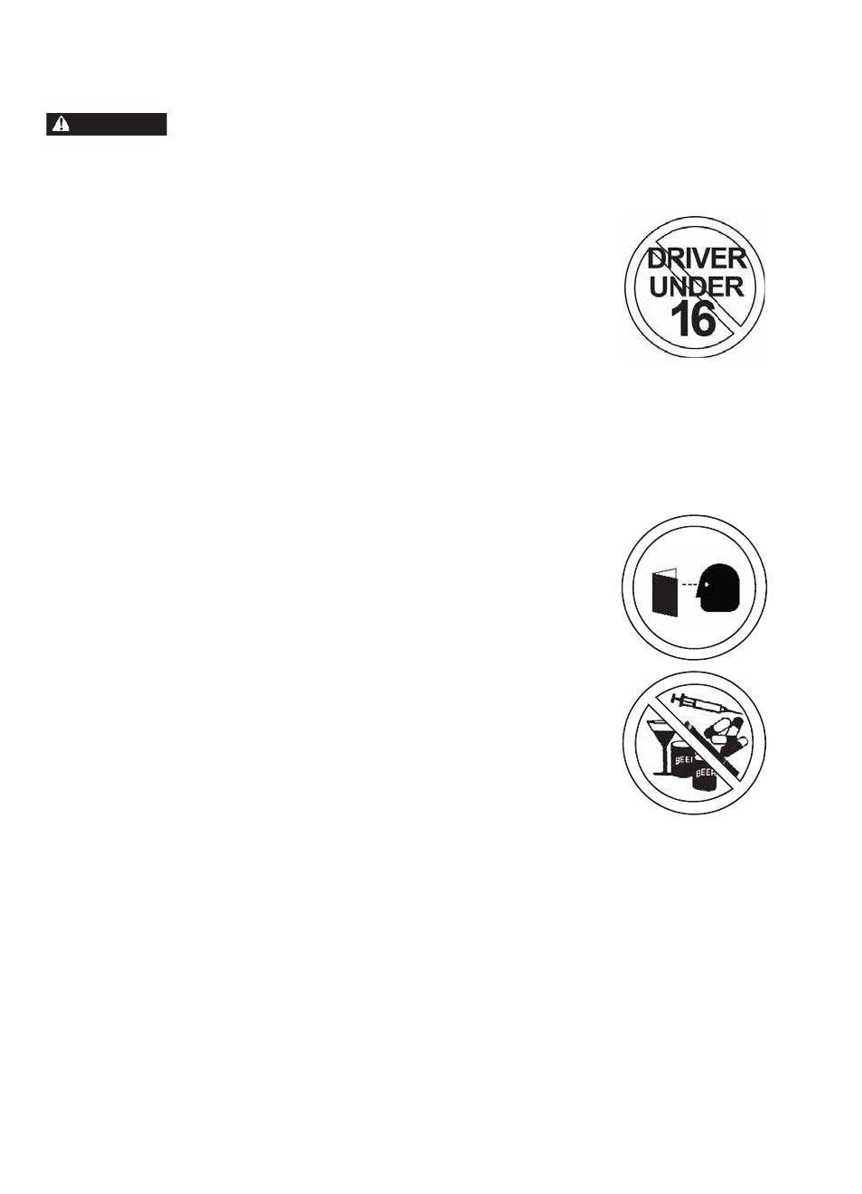 Safety, Operator safety | Polaris 2015 Polaris M1400 User Manual | Page 16 / 100