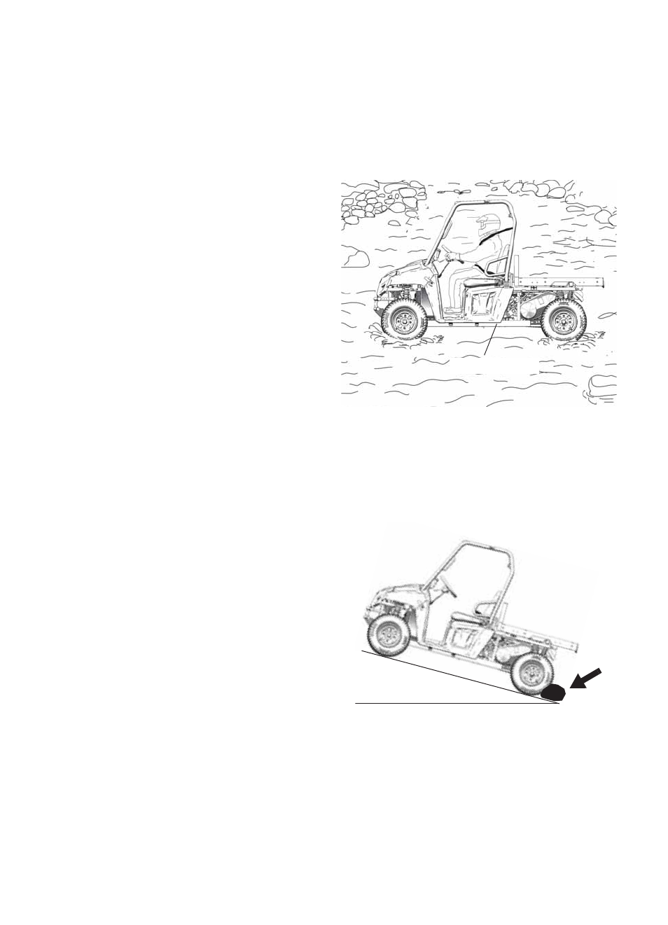 Operation, Driving through water, Parking on an incline | Polaris 2015 Polaris M1400 User Manual | Page 38 / 100