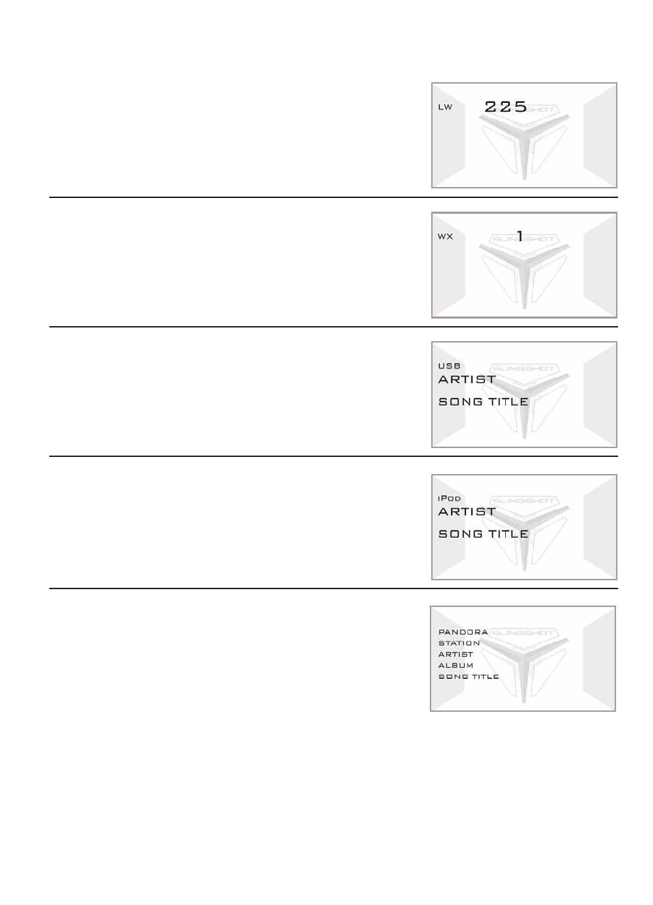 Audio system, Selecting audio sources | Polaris 2015 Slingshot User Manual | Page 105 / 136