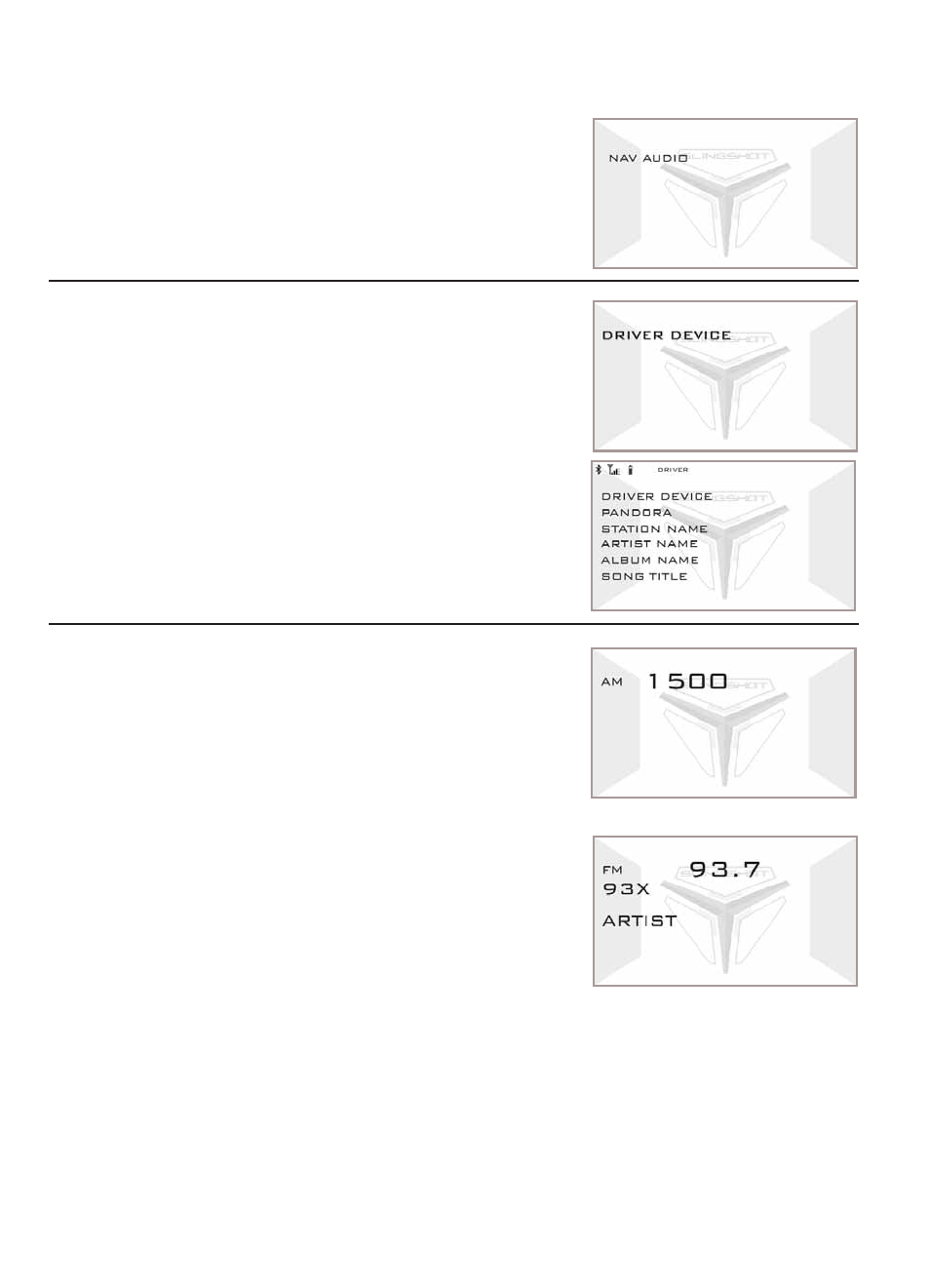 Audio system, Selecting audio sources | Polaris 2015 Slingshot User Manual | Page 106 / 136