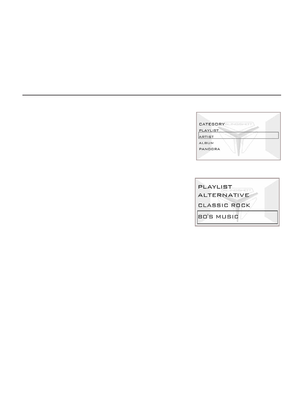 Audio system, Selecting audio sources | Polaris 2015 Slingshot User Manual | Page 109 / 136