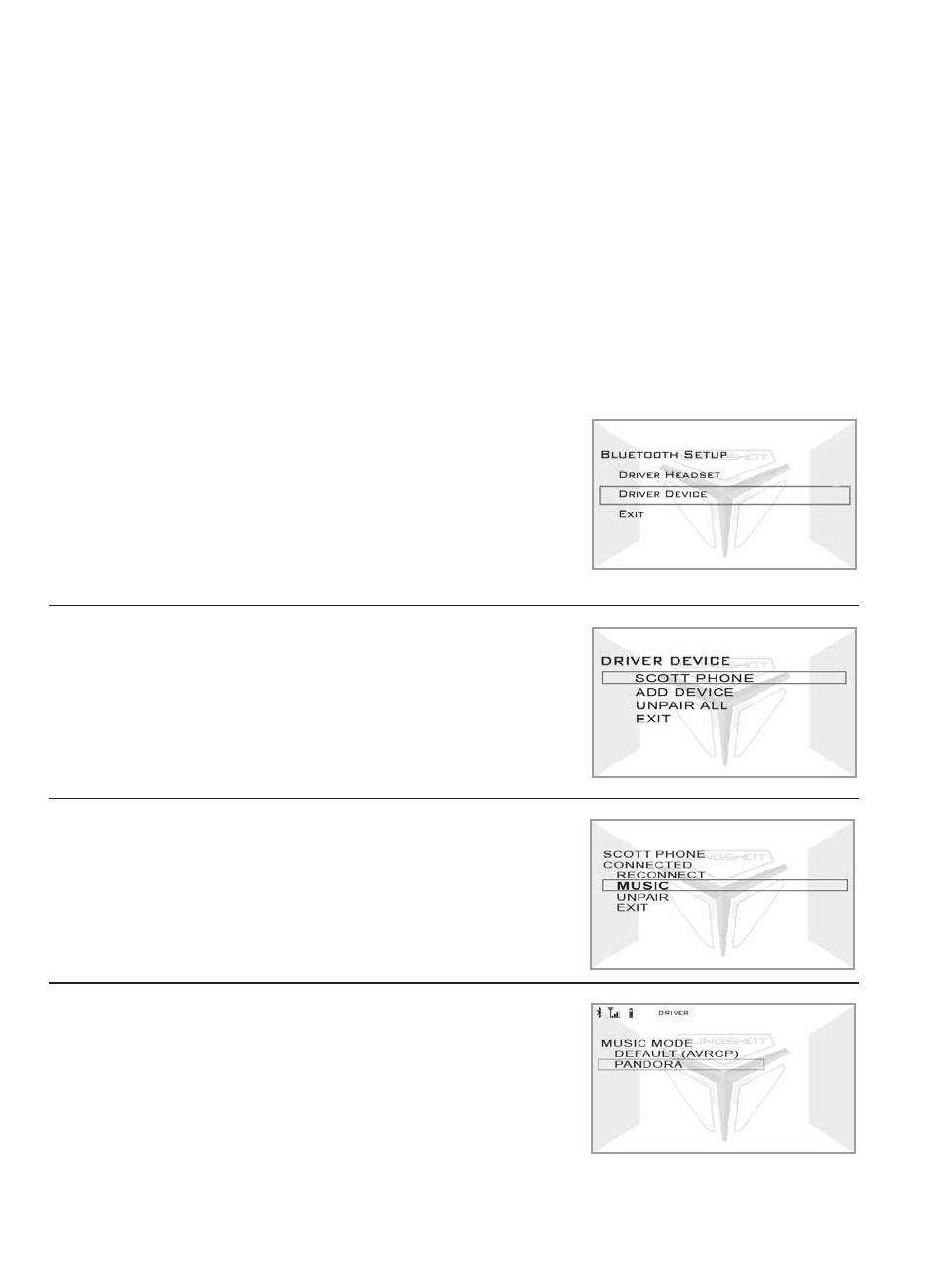 Audio system, Selecting audio sources | Polaris 2015 Slingshot User Manual | Page 114 / 136