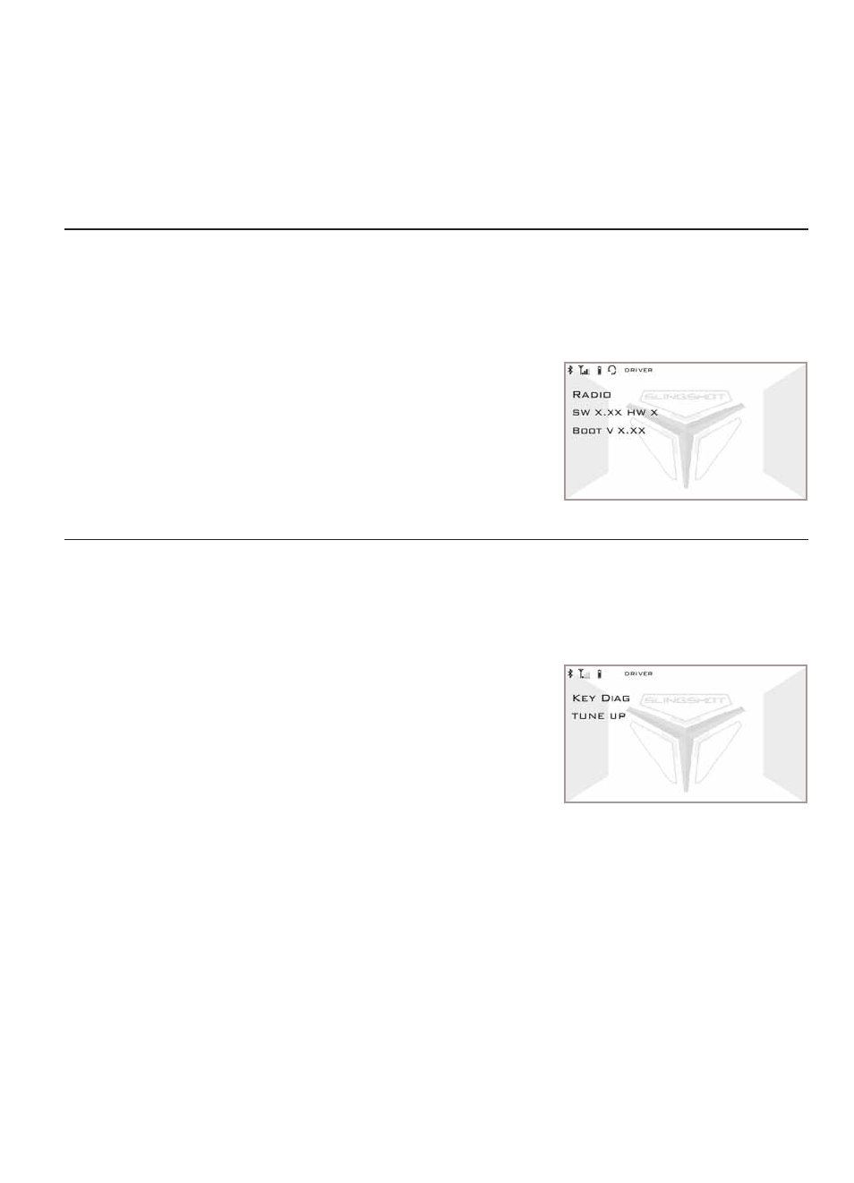 Audio system, Audio system diagnostics | Polaris 2015 Slingshot User Manual | Page 129 / 136