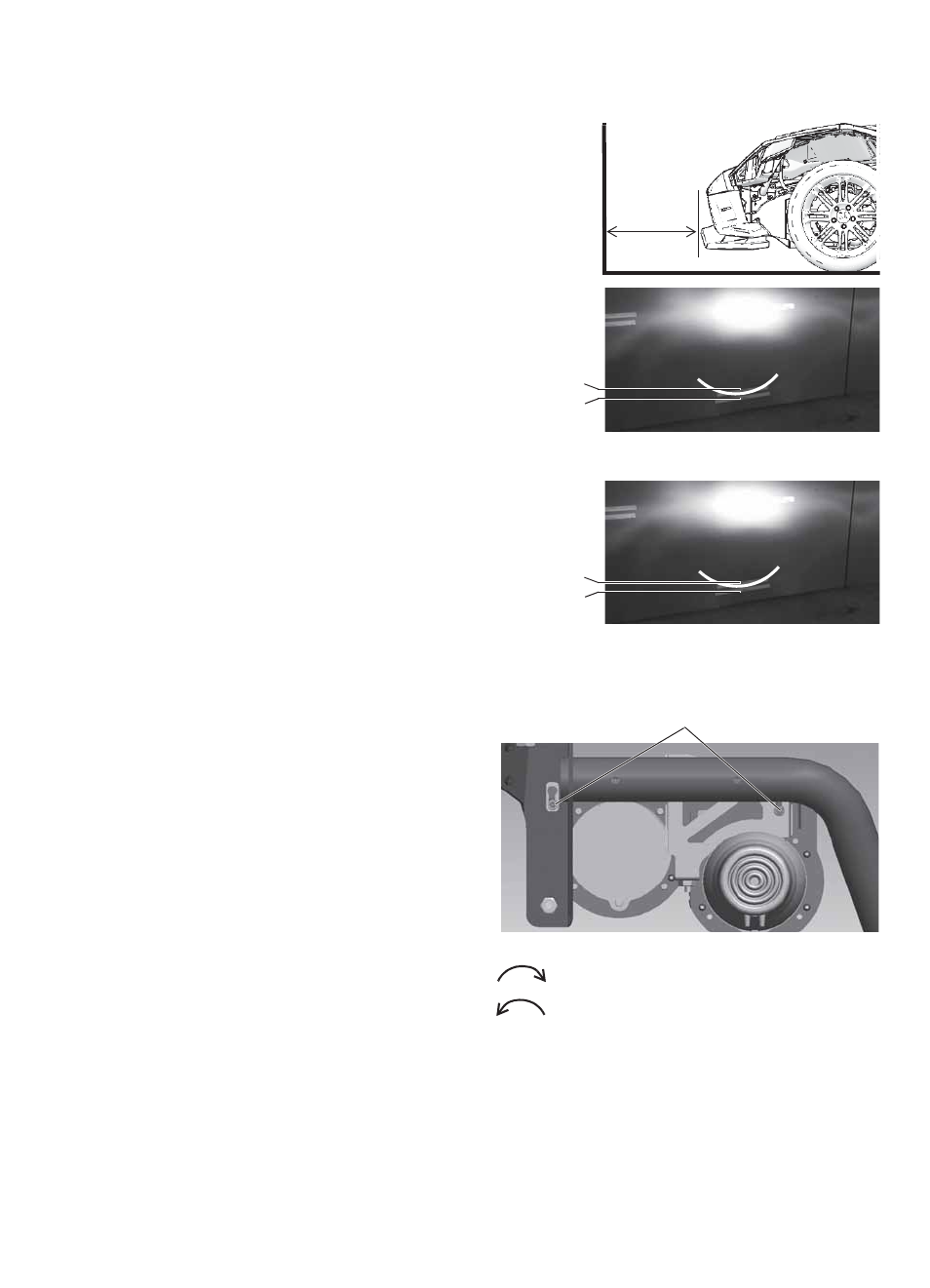 Maintenance, Auxiliary headlamp aim adjustment (usa) | Polaris 2015 Slingshot User Manual | Page 77 / 136