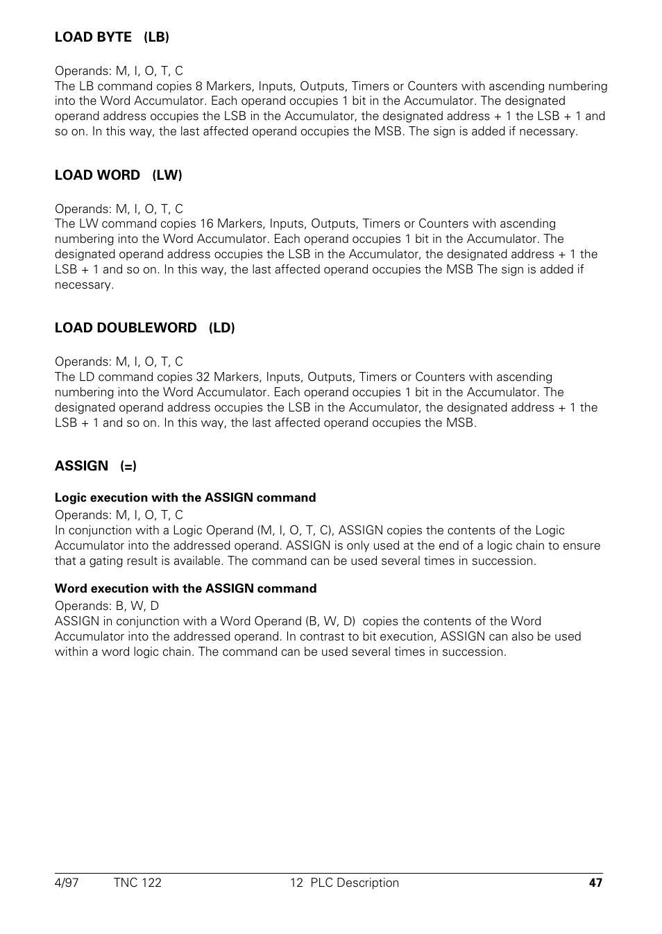 HEIDENHAIN TNC 122 Technical Manual User Manual | Page 48 / 70