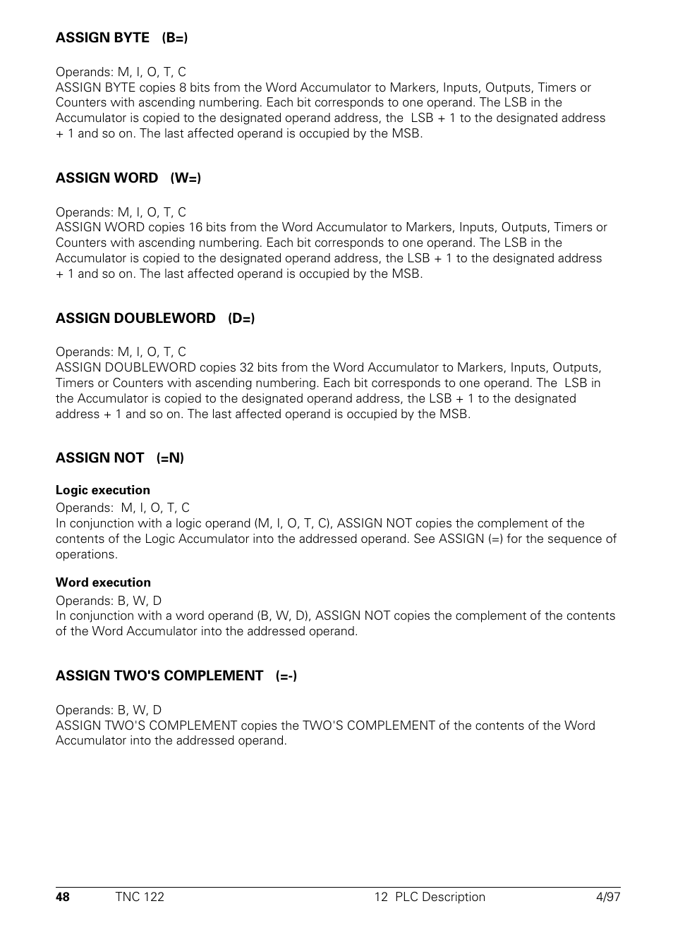 HEIDENHAIN TNC 122 Technical Manual User Manual | Page 49 / 70