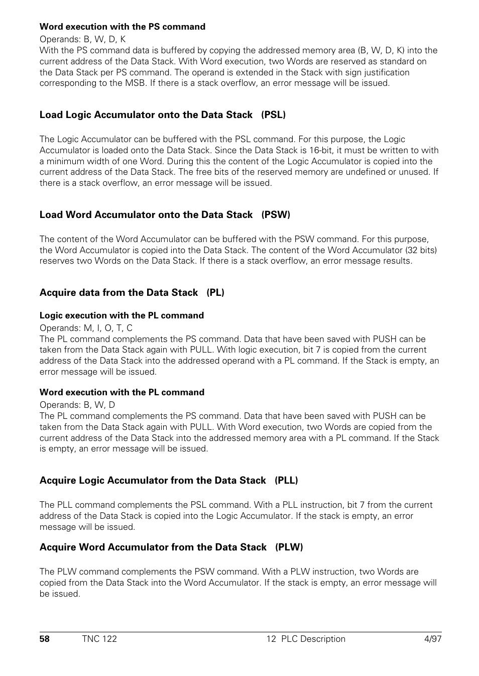 HEIDENHAIN TNC 122 Technical Manual User Manual | Page 59 / 70