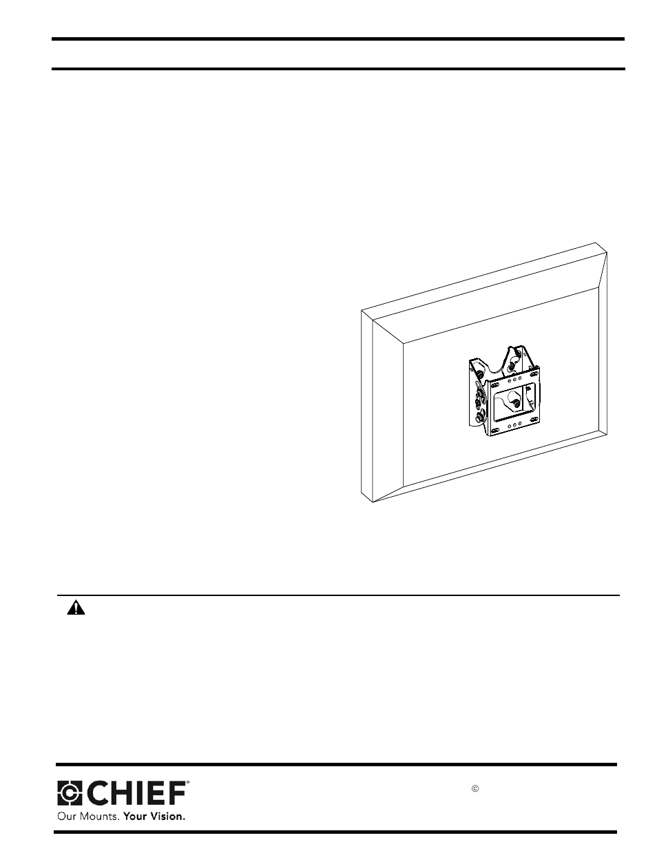 Chief Manufacturing FTR Series User Manual | 8 pages