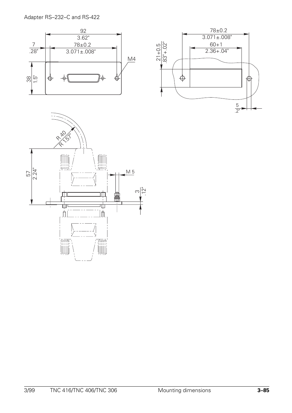 HEIDENHAIN TNC 306 Technical Manual User Manual | Page 100 / 510