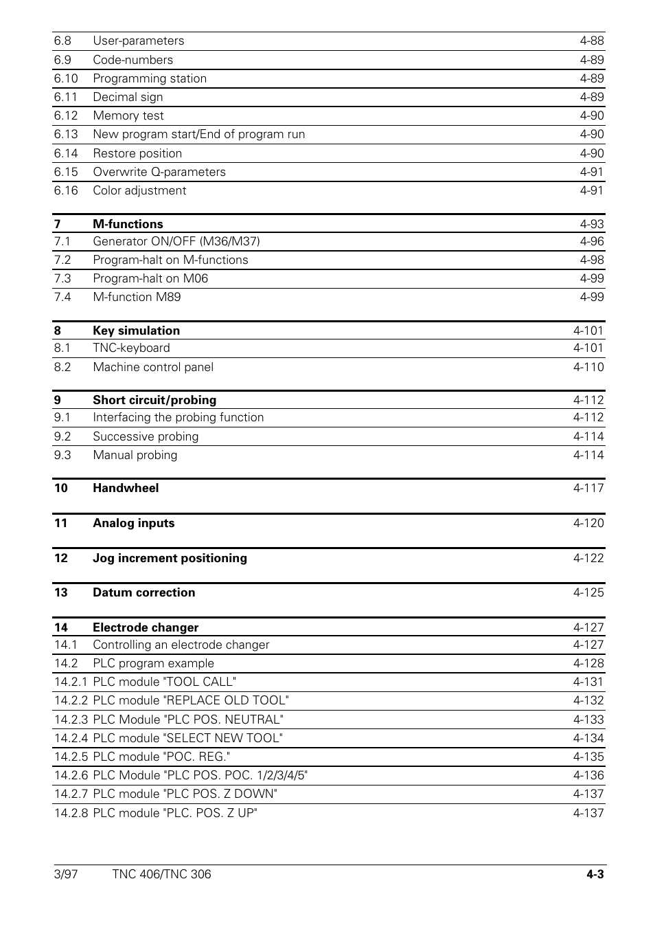 HEIDENHAIN TNC 306 Technical Manual User Manual | Page 103 / 510