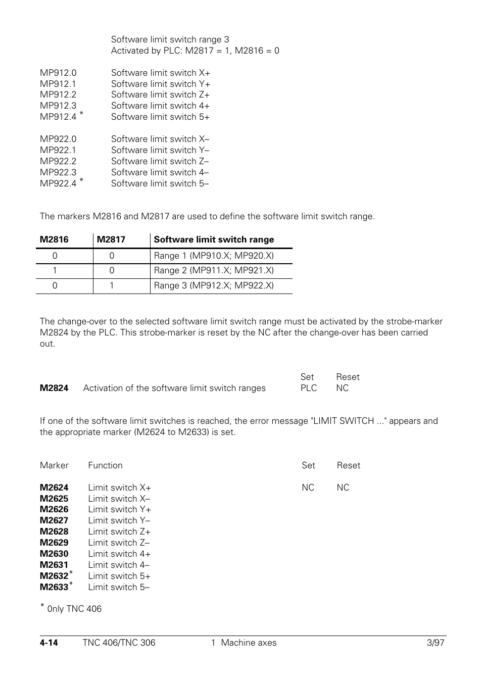 HEIDENHAIN TNC 306 Technical Manual User Manual | Page 114 / 510