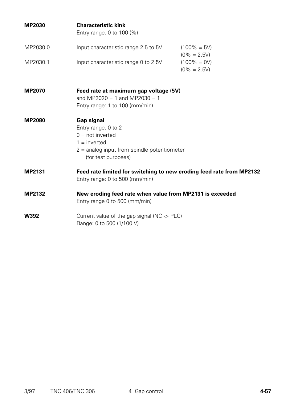 HEIDENHAIN TNC 306 Technical Manual User Manual | Page 157 / 510