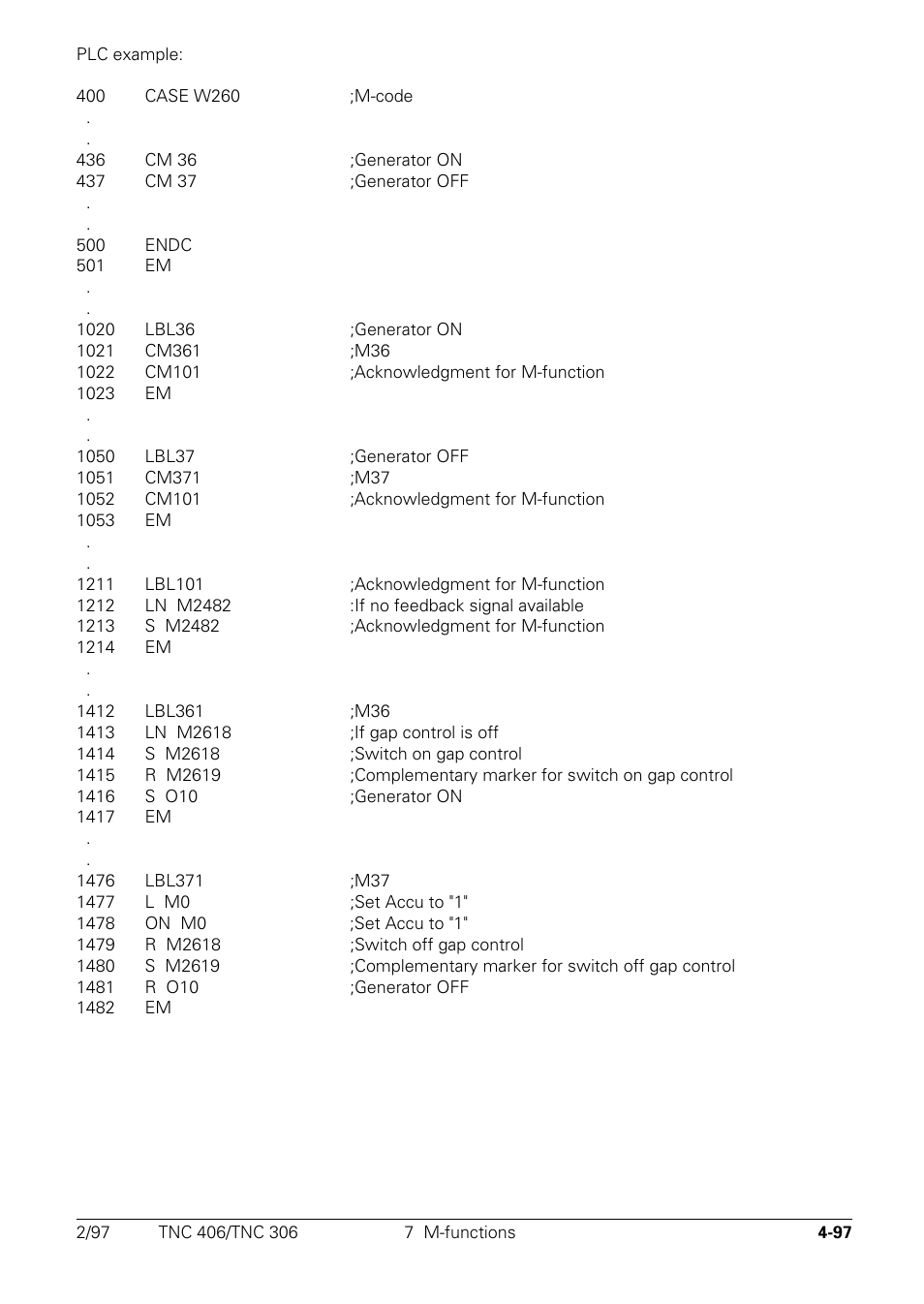 HEIDENHAIN TNC 306 Technical Manual User Manual | Page 197 / 510