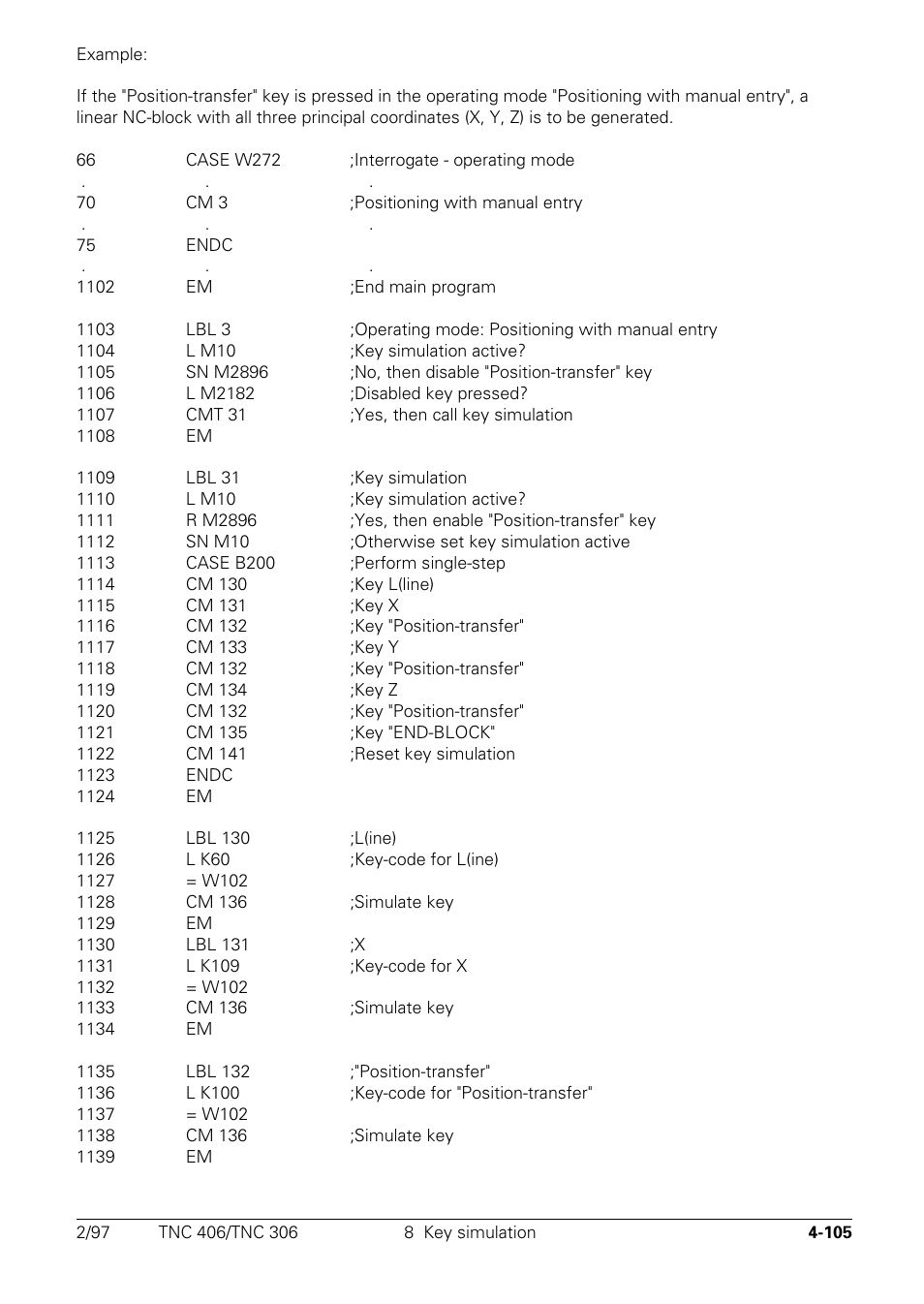 HEIDENHAIN TNC 306 Technical Manual User Manual | Page 205 / 510