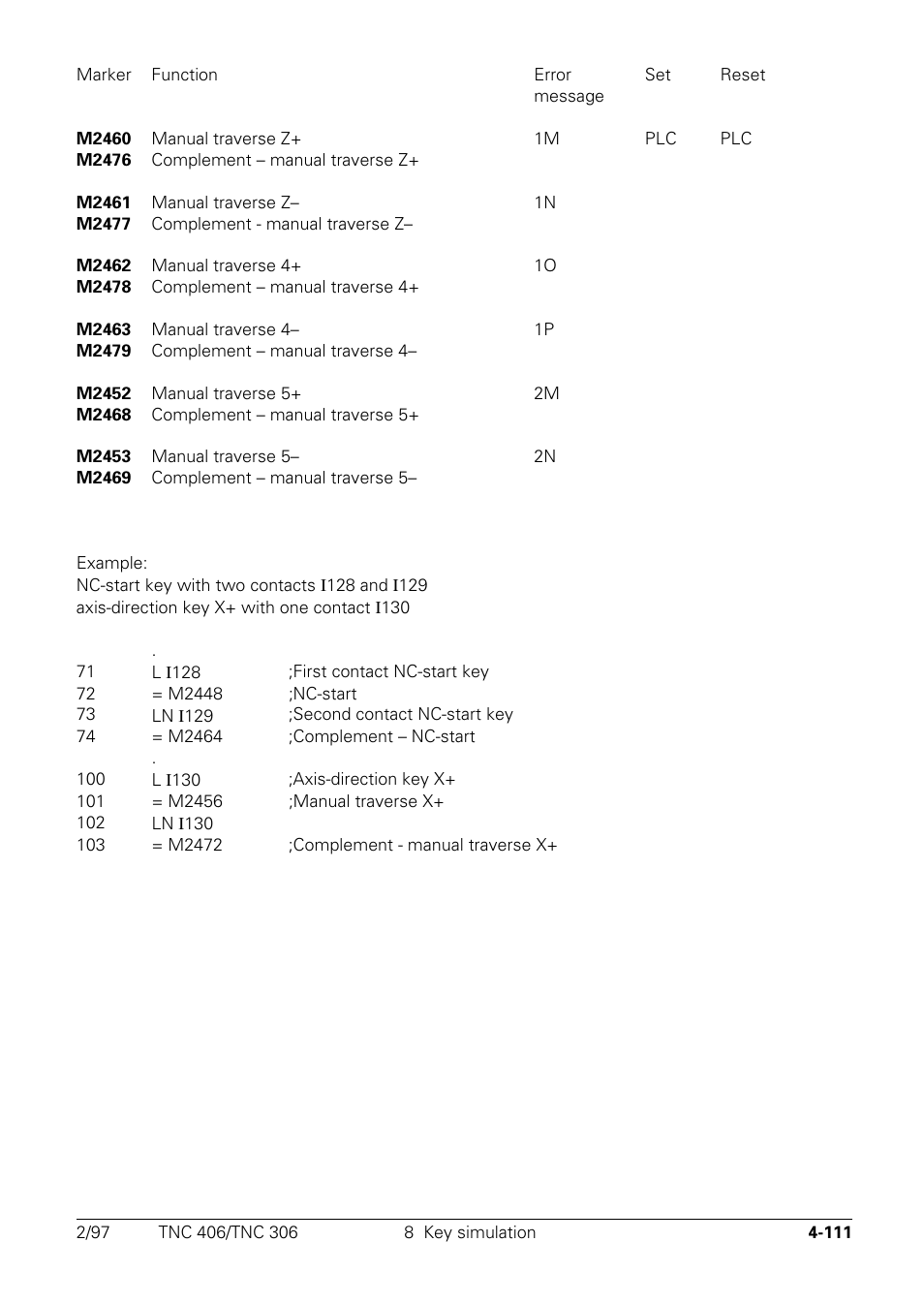HEIDENHAIN TNC 306 Technical Manual User Manual | Page 211 / 510