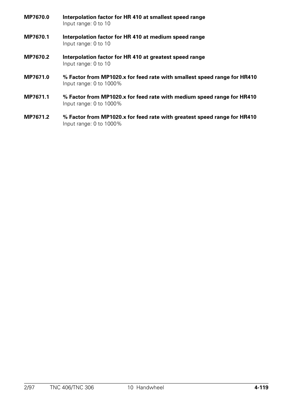 HEIDENHAIN TNC 306 Technical Manual User Manual | Page 219 / 510