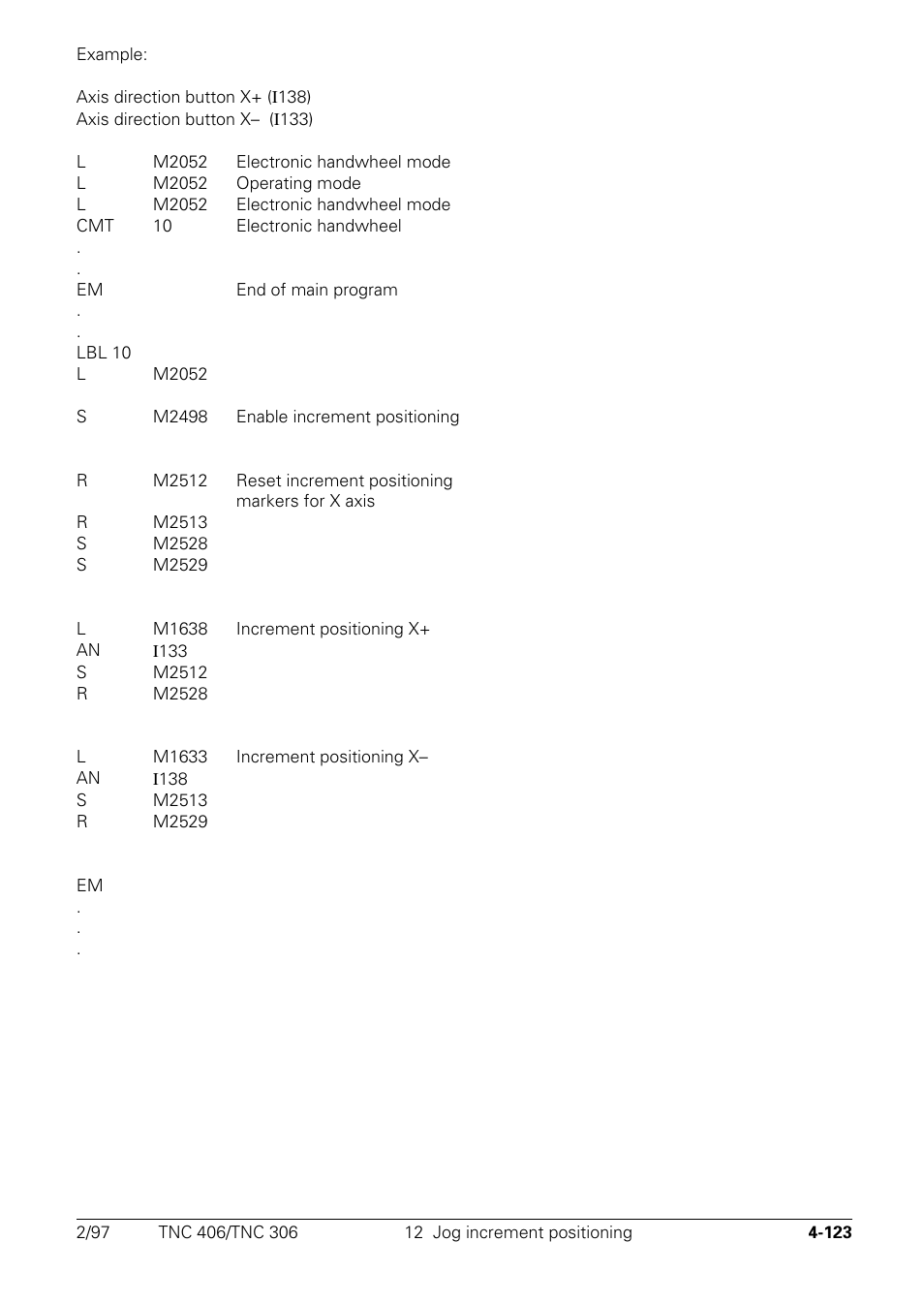 HEIDENHAIN TNC 306 Technical Manual User Manual | Page 223 / 510