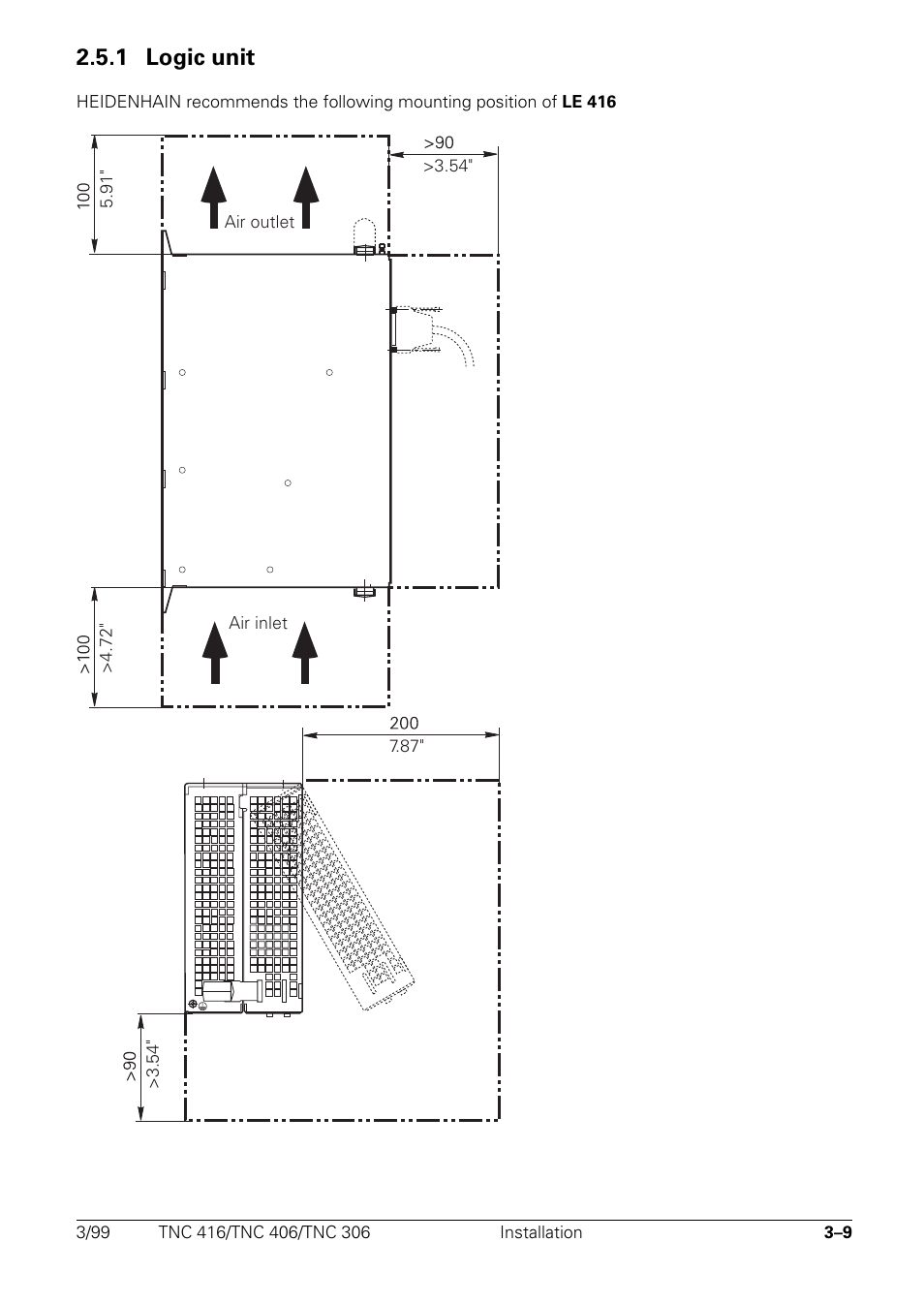 Logic unit, 1 logic unit | HEIDENHAIN TNC 306 Technical Manual User Manual | Page 24 / 510