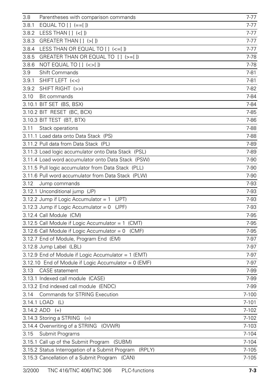 HEIDENHAIN TNC 306 Technical Manual User Manual | Page 293 / 510