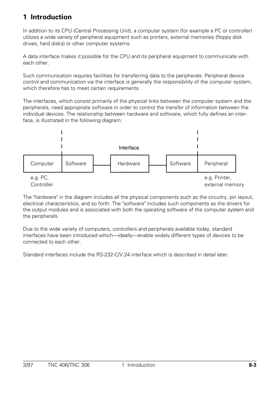 Introduction, 1 introduction | HEIDENHAIN TNC 306 Technical Manual User Manual | Page 416 / 510