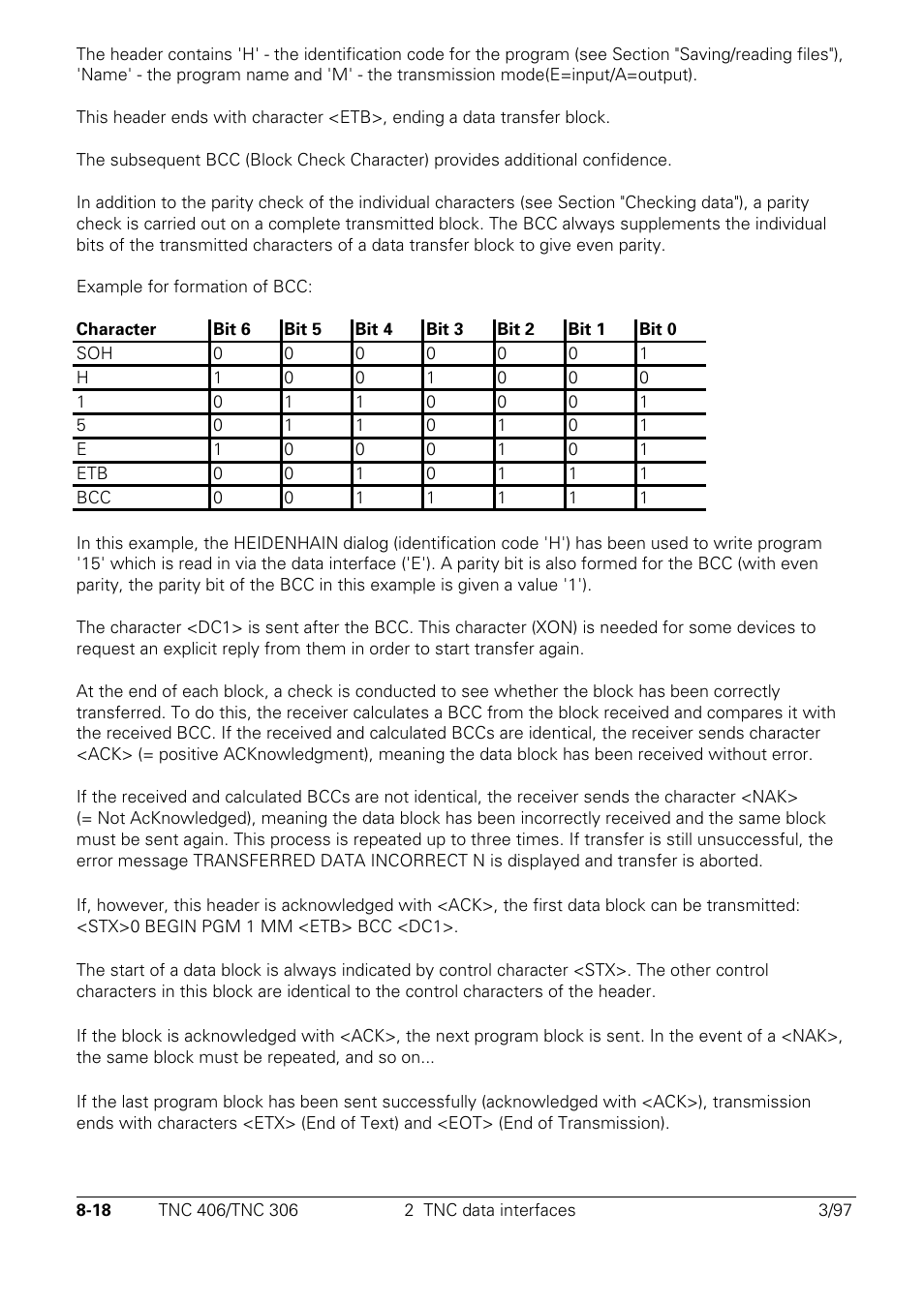 HEIDENHAIN TNC 306 Technical Manual User Manual | Page 431 / 510