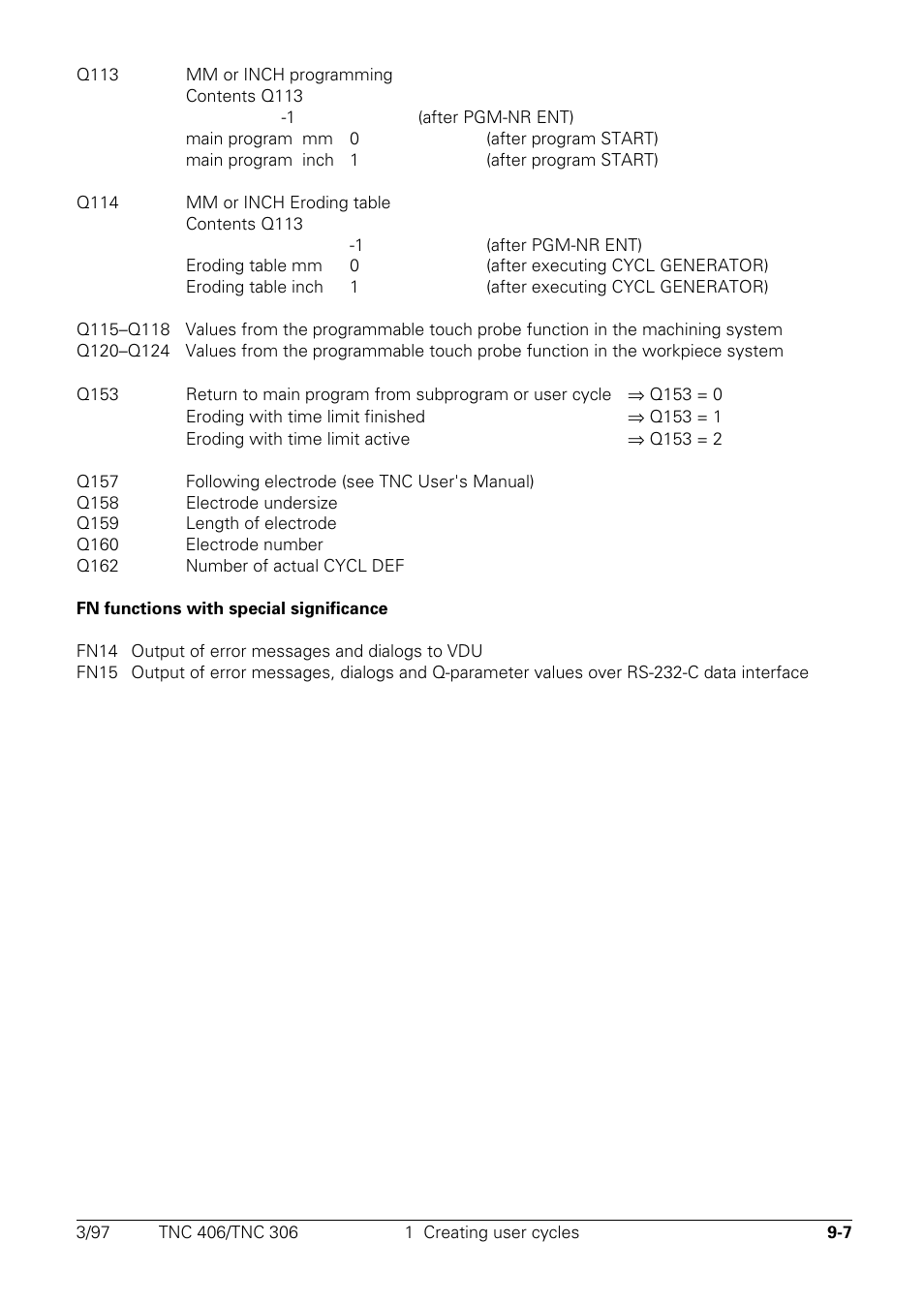 HEIDENHAIN TNC 306 Technical Manual User Manual | Page 462 / 510