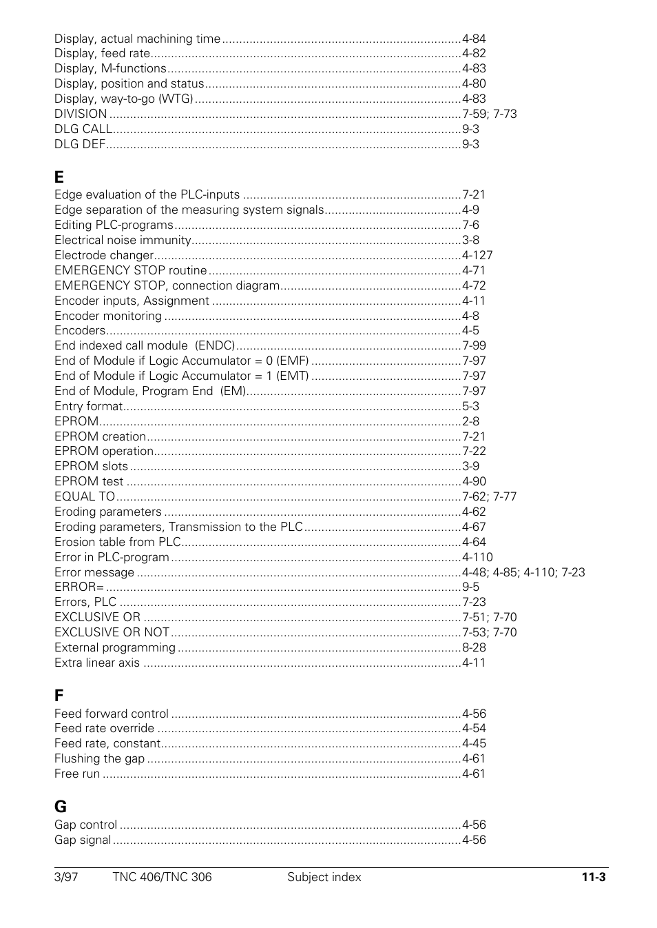 HEIDENHAIN TNC 306 Technical Manual User Manual | Page 473 / 510