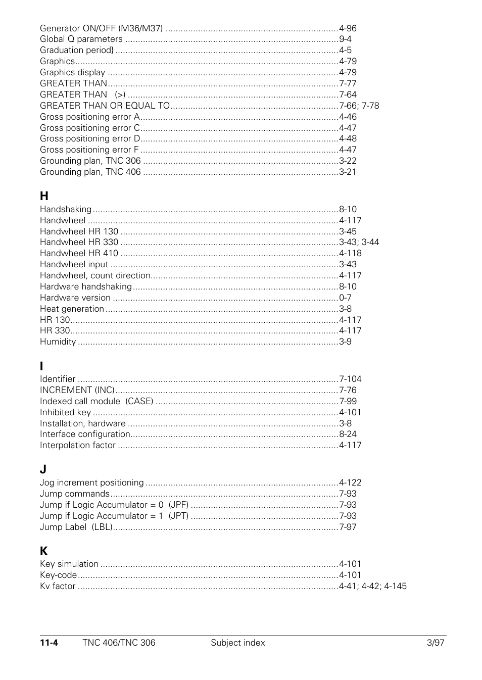 HEIDENHAIN TNC 306 Technical Manual User Manual | Page 474 / 510