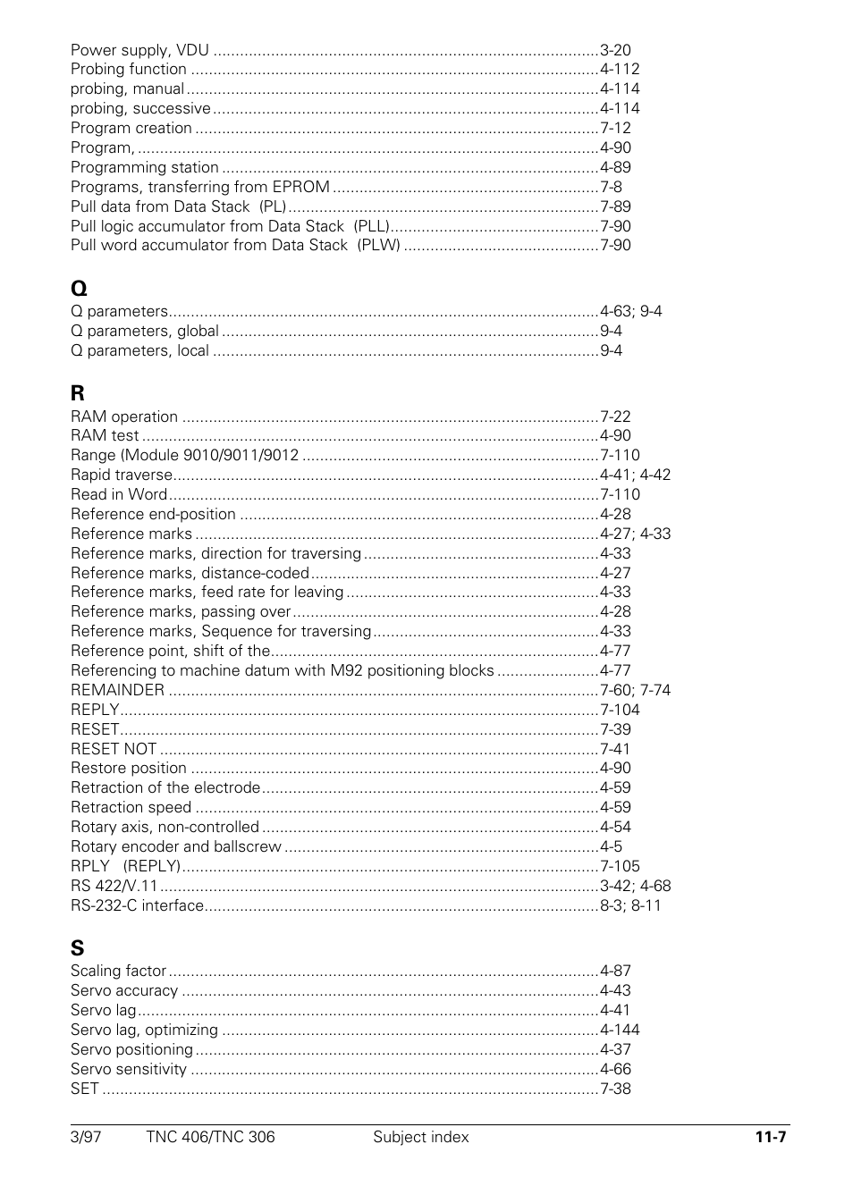 HEIDENHAIN TNC 306 Technical Manual User Manual | Page 477 / 510