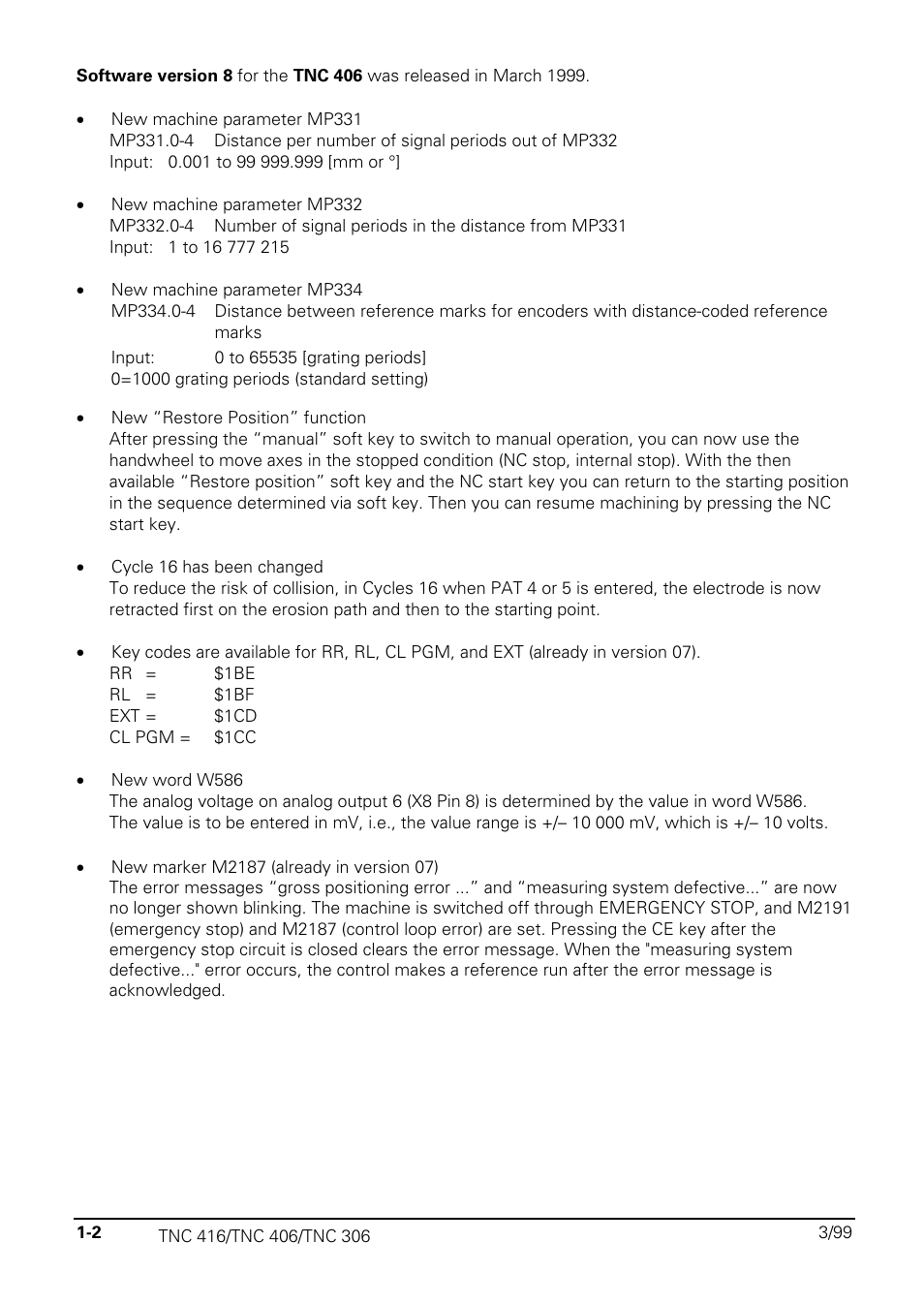 HEIDENHAIN TNC 306 Technical Manual User Manual | Page 487 / 510