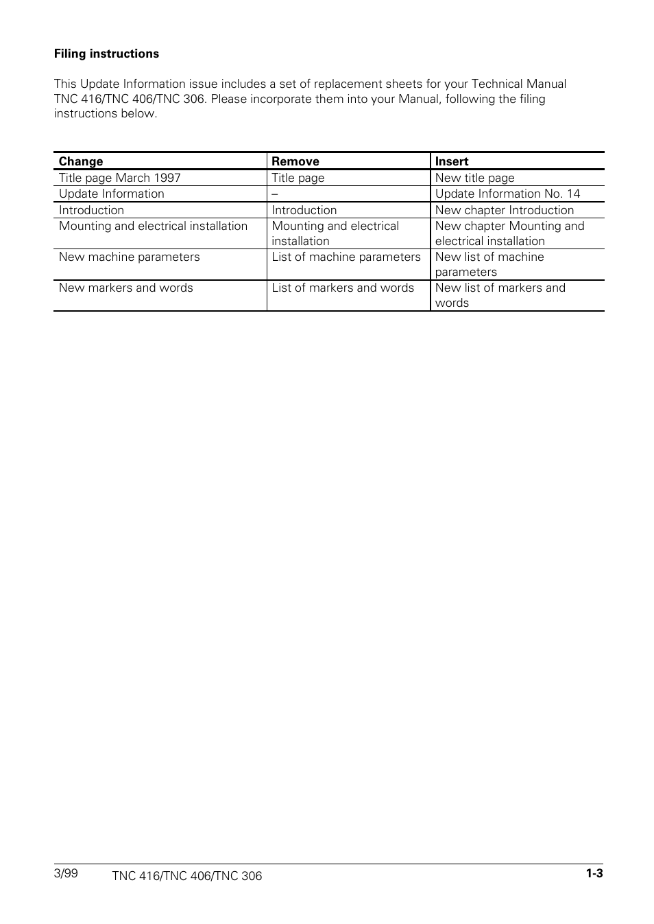 HEIDENHAIN TNC 306 Technical Manual User Manual | Page 488 / 510