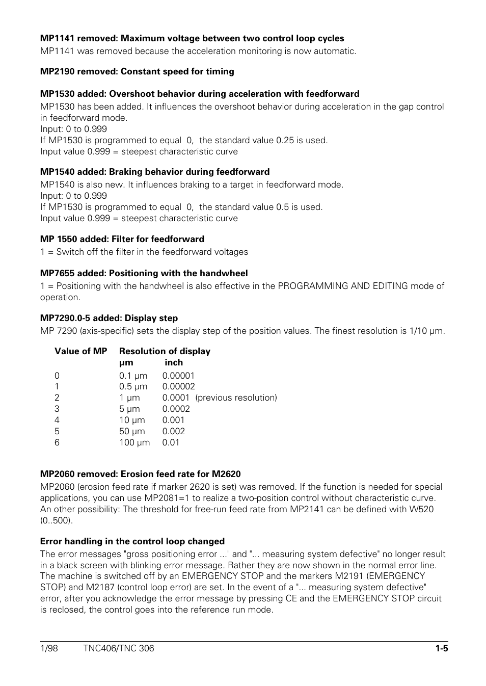 HEIDENHAIN TNC 306 Technical Manual User Manual | Page 493 / 510