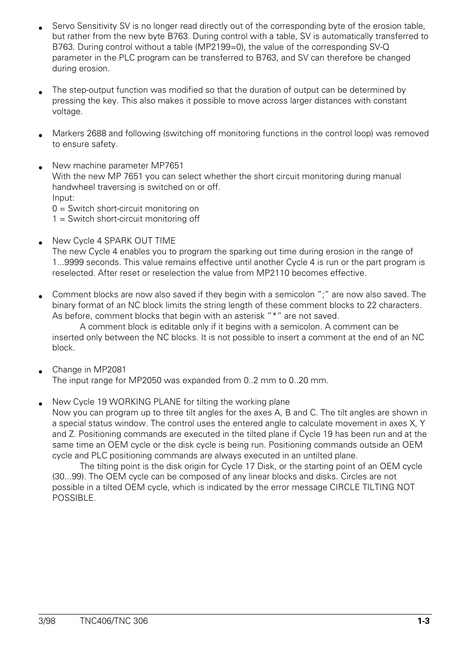 HEIDENHAIN TNC 306 Technical Manual User Manual | Page 498 / 510