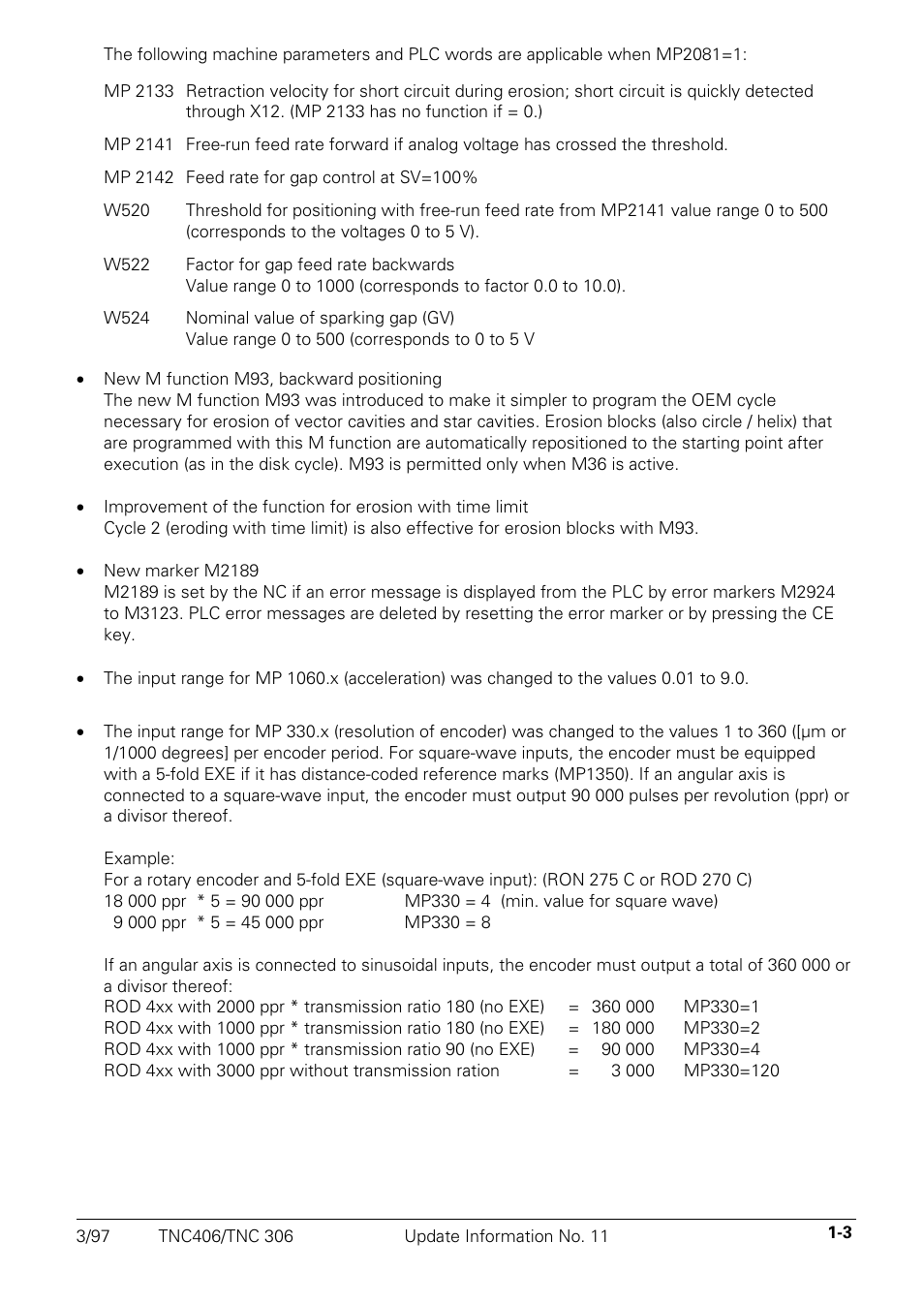 HEIDENHAIN TNC 306 Technical Manual User Manual | Page 502 / 510