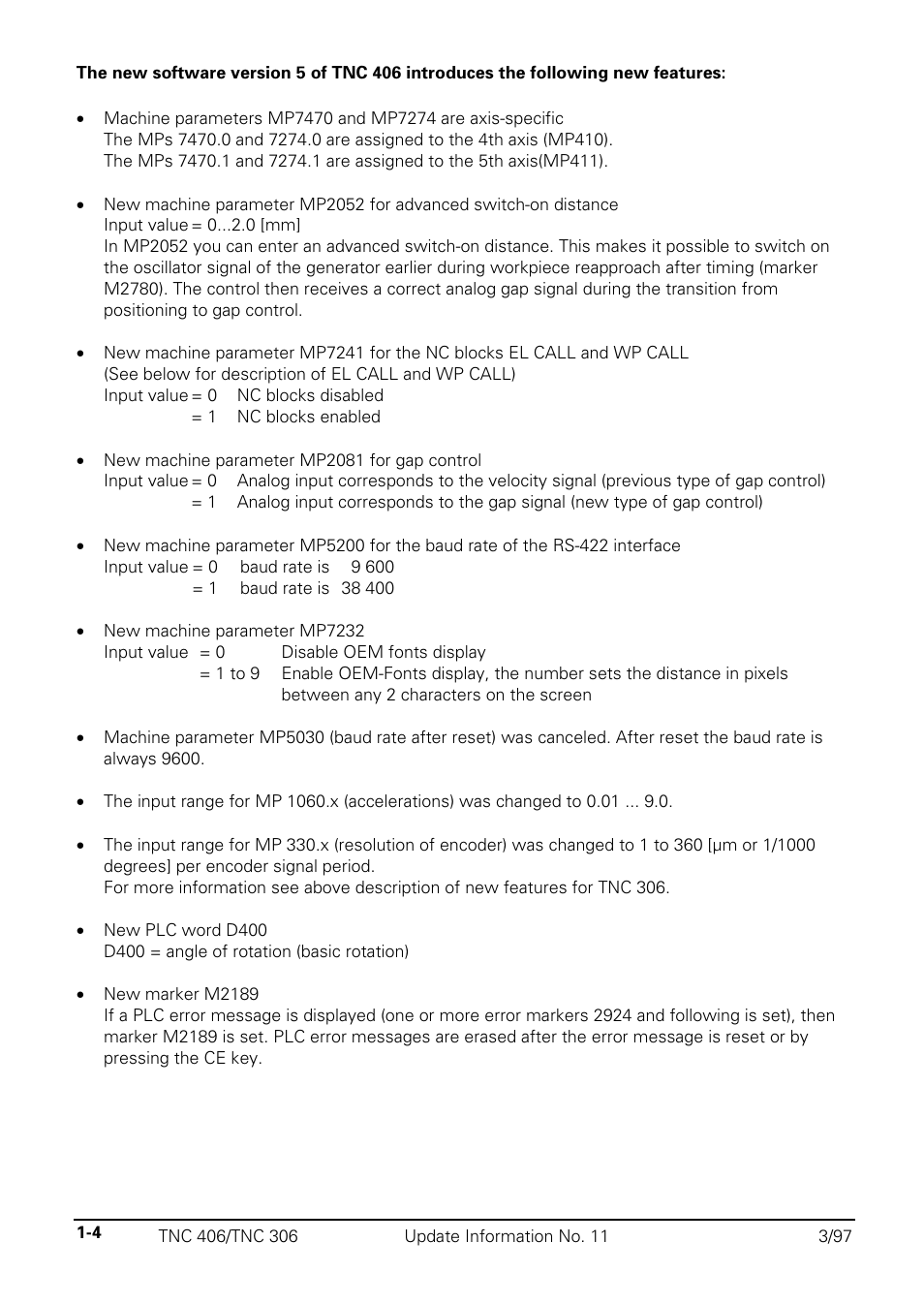 HEIDENHAIN TNC 306 Technical Manual User Manual | Page 503 / 510