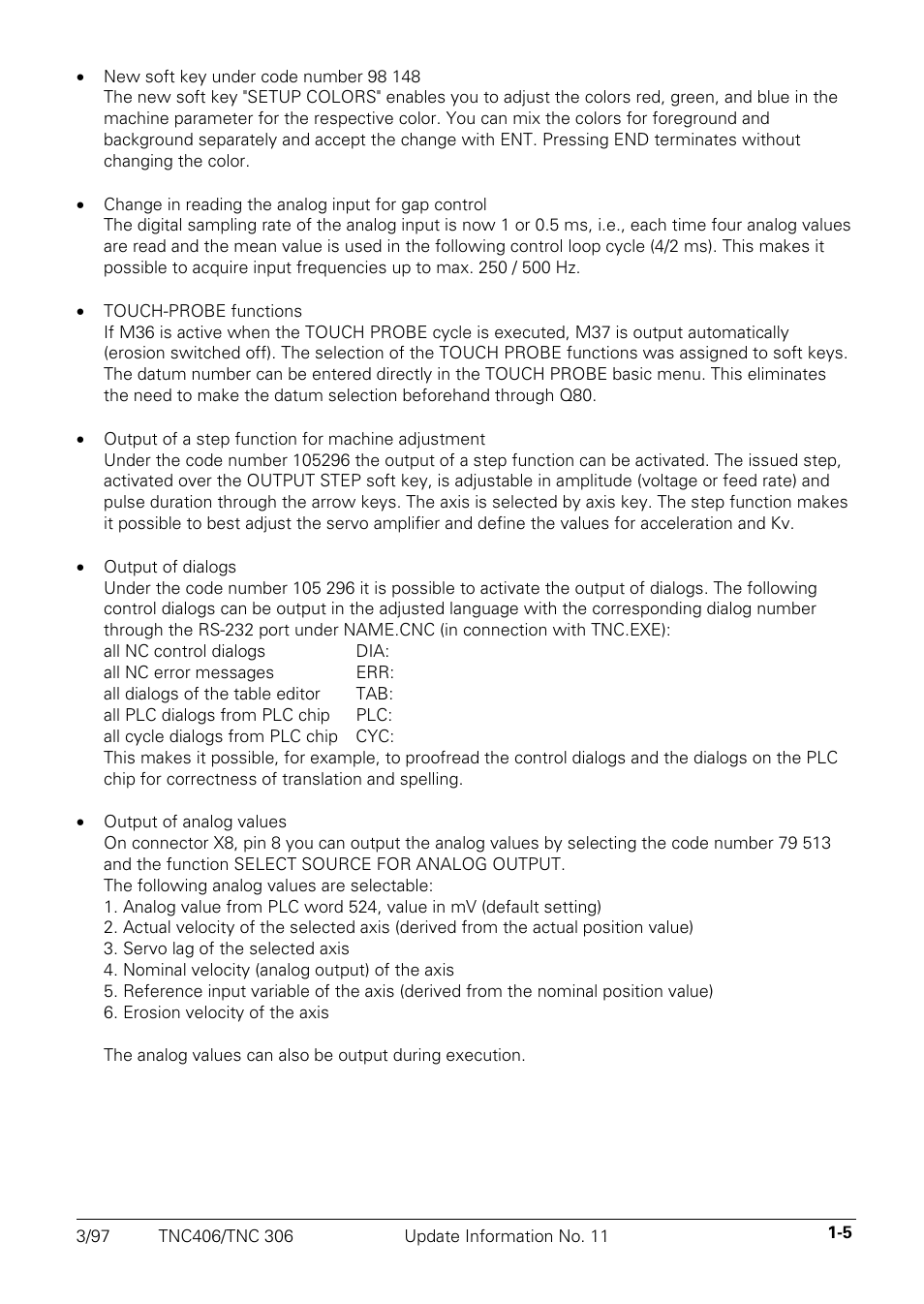 HEIDENHAIN TNC 306 Technical Manual User Manual | Page 504 / 510