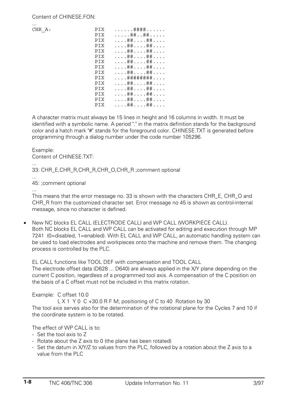 HEIDENHAIN TNC 306 Technical Manual User Manual | Page 507 / 510