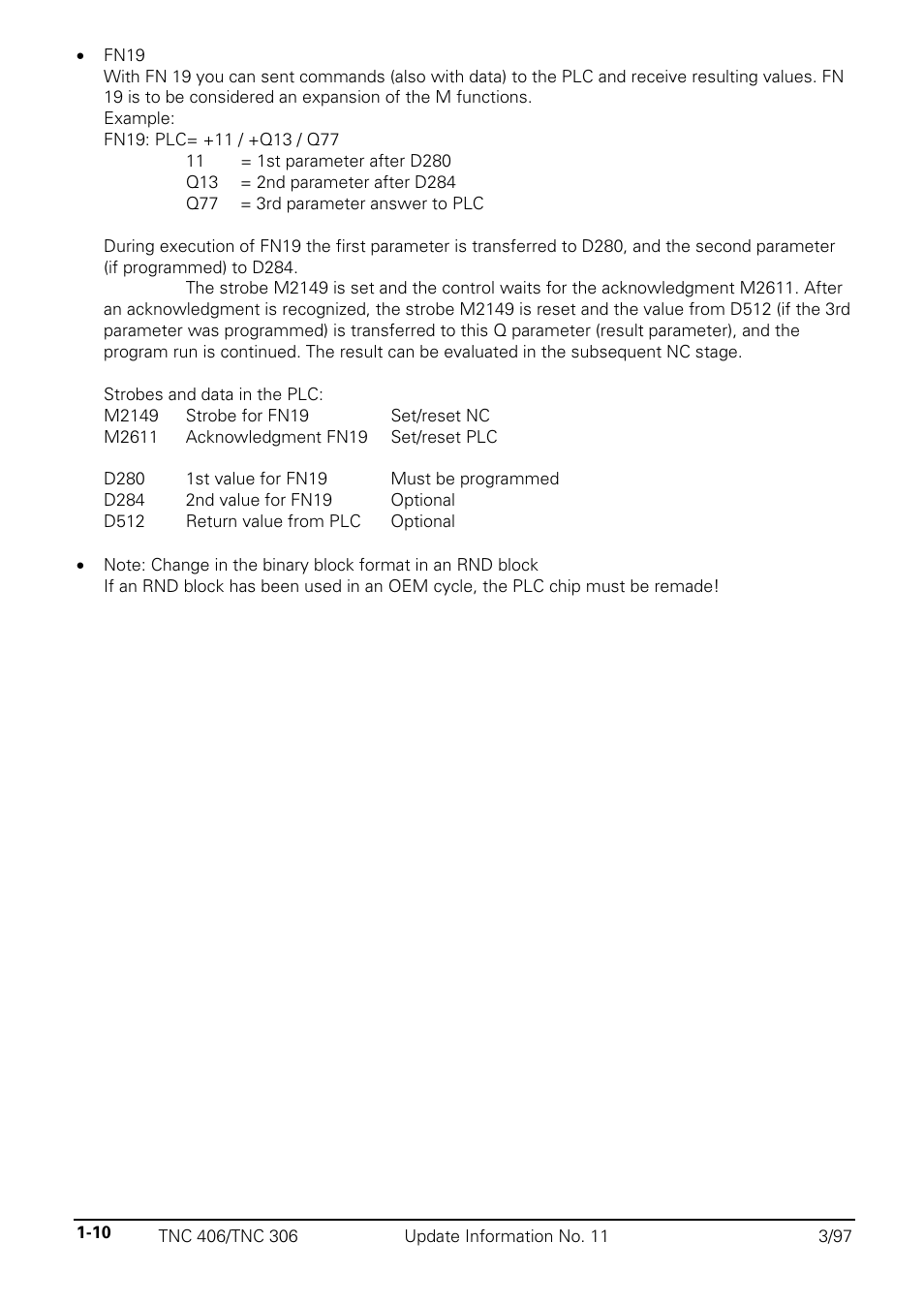 HEIDENHAIN TNC 306 Technical Manual User Manual | Page 509 / 510