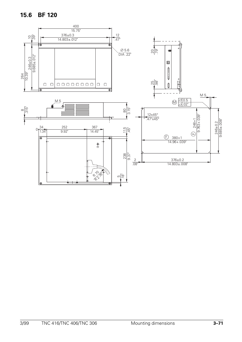 6 bf 120 | HEIDENHAIN TNC 306 Technical Manual User Manual | Page 86 / 510