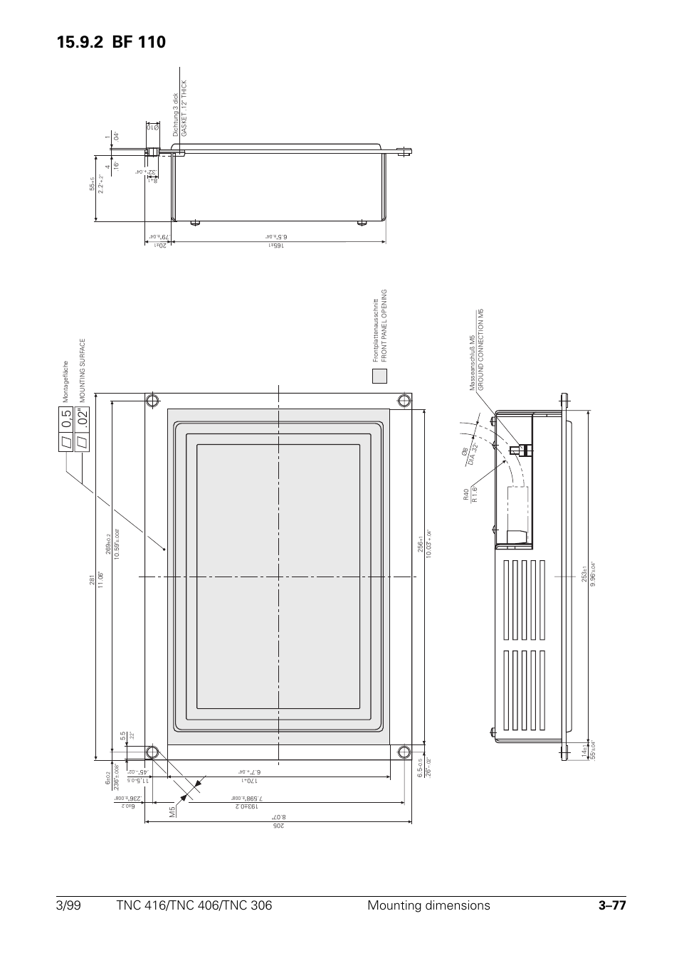 Bf 110, 2 bf 110 | HEIDENHAIN TNC 306 Technical Manual User Manual | Page 92 / 510