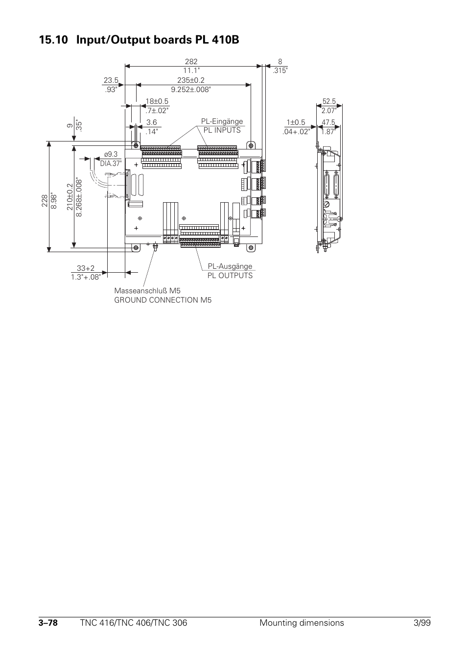 Input/output boards pl 410b | HEIDENHAIN TNC 306 Technical Manual User Manual | Page 93 / 510