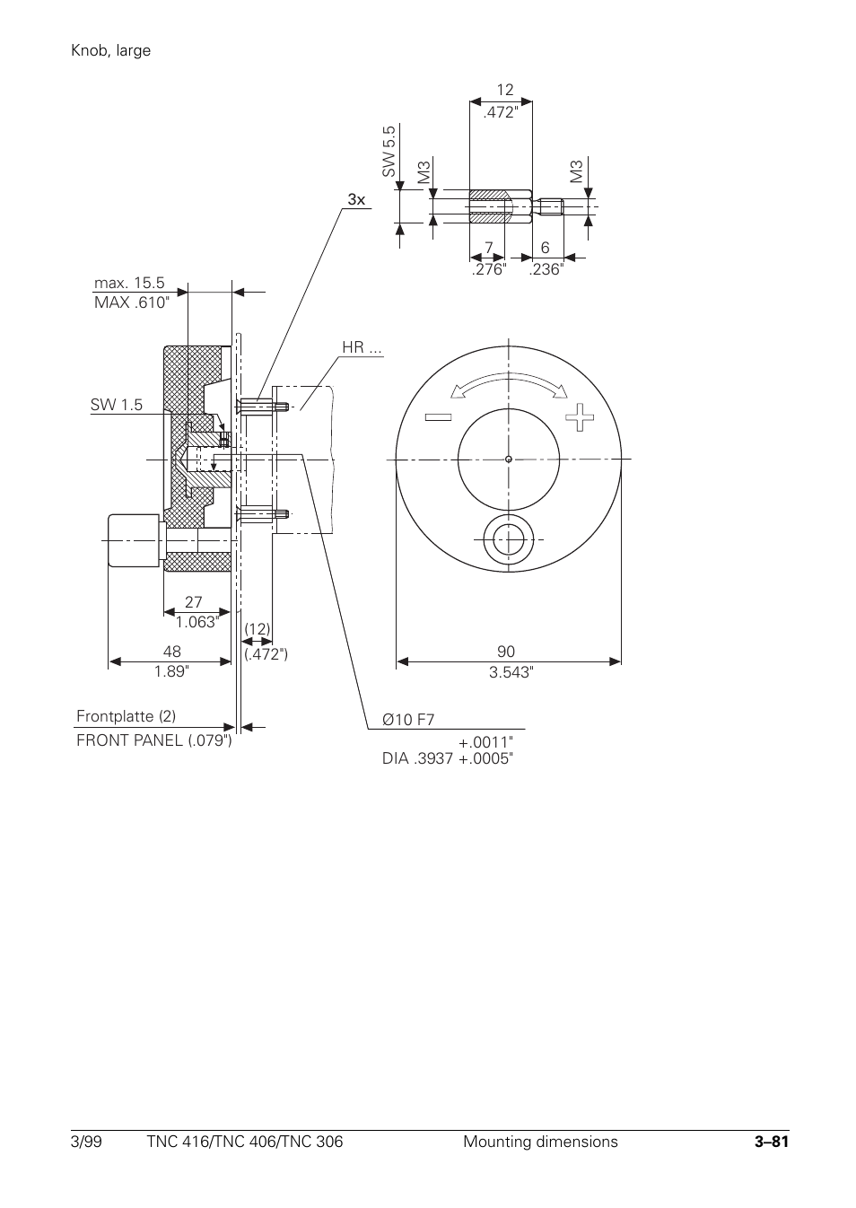 HEIDENHAIN TNC 306 Technical Manual User Manual | Page 96 / 510