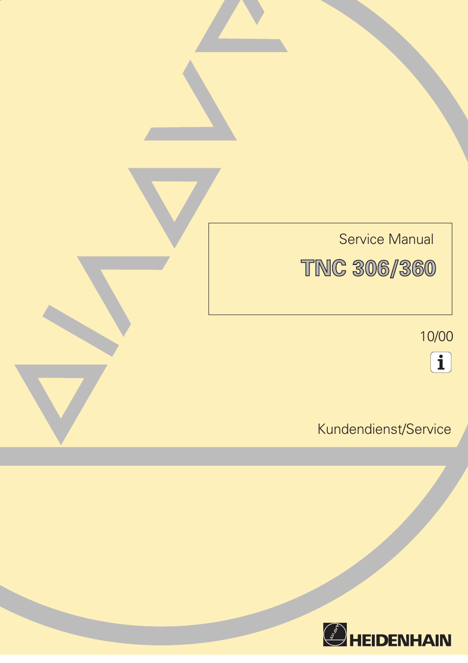 HEIDENHAIN TNC 306 Service Manual User Manual | 157 pages