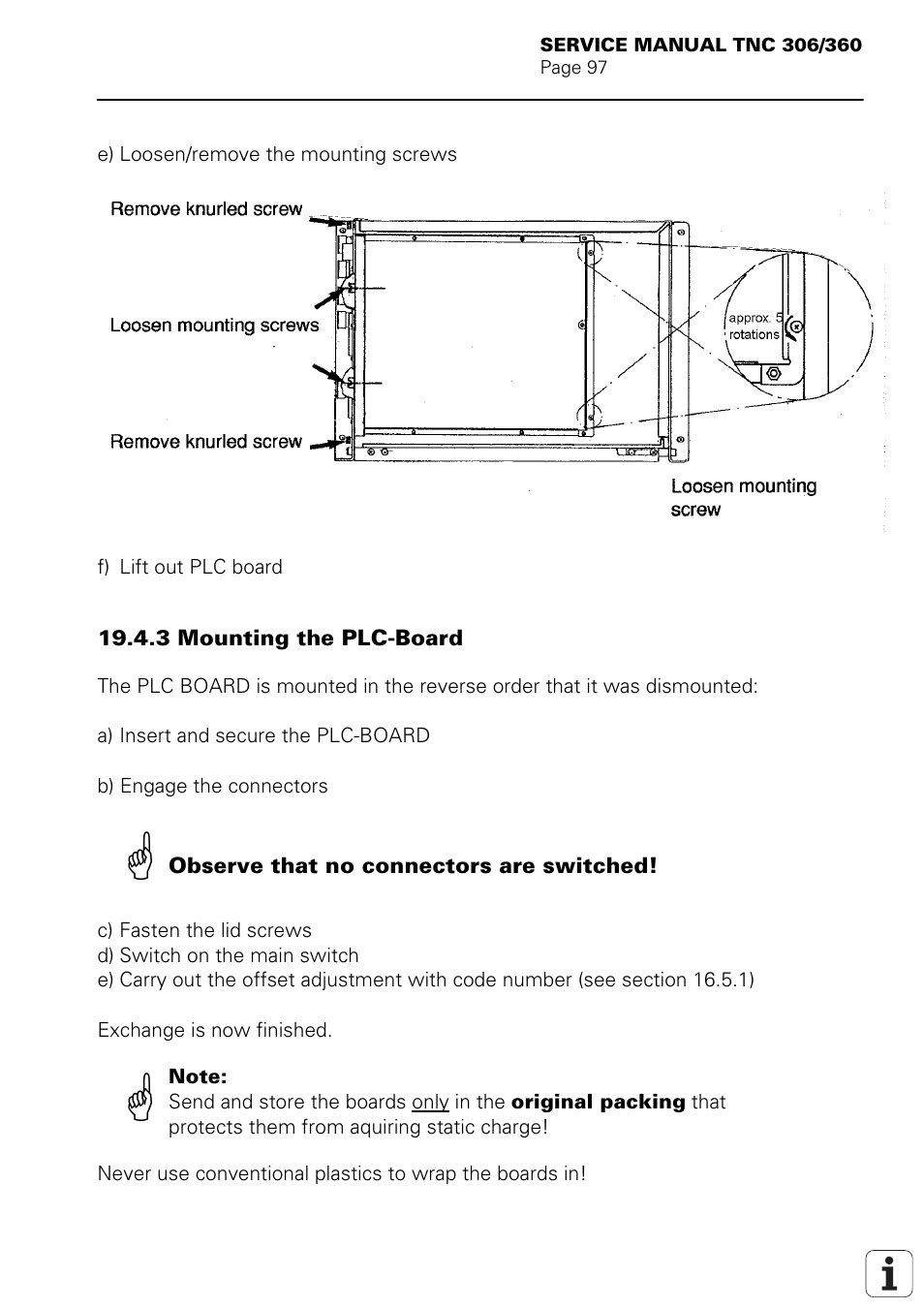 HEIDENHAIN TNC 306 Service Manual User Manual | Page 104 / 157